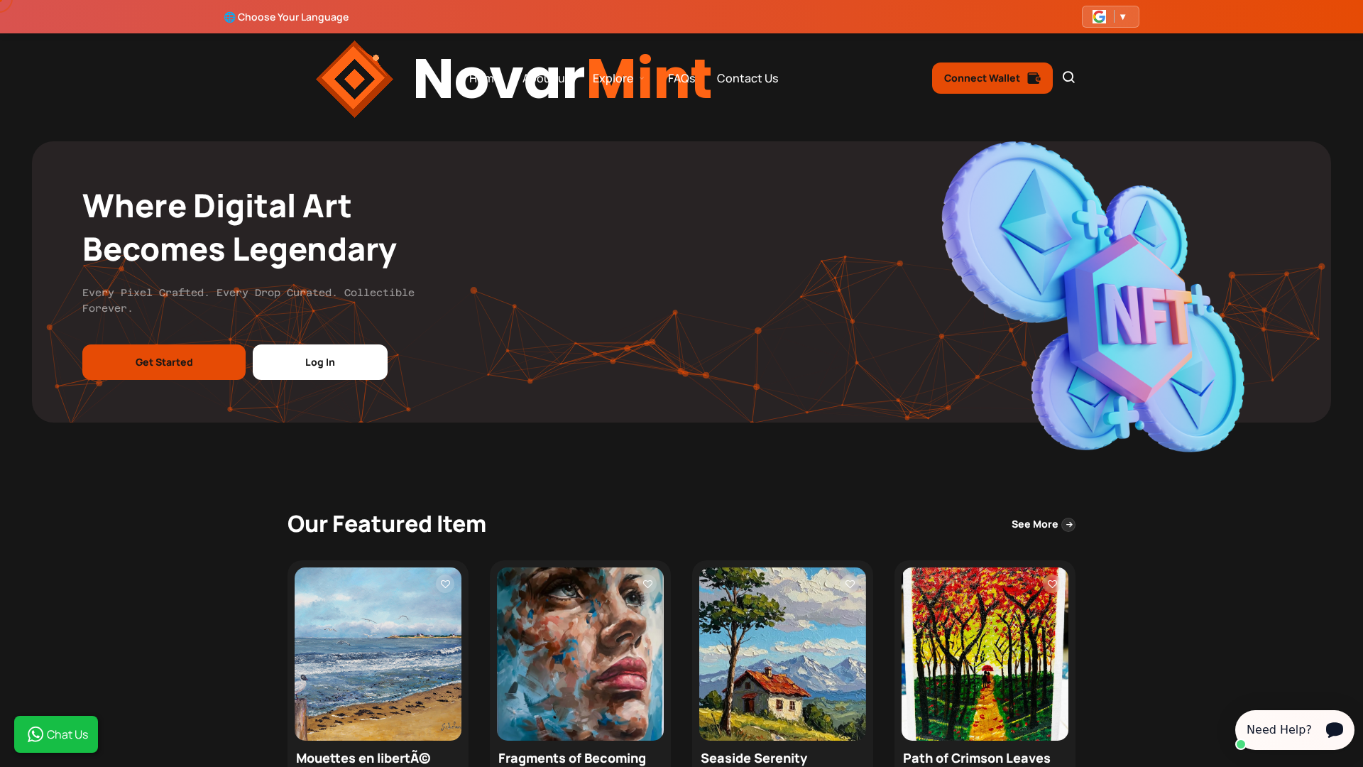 Screenshot of novarmint.com