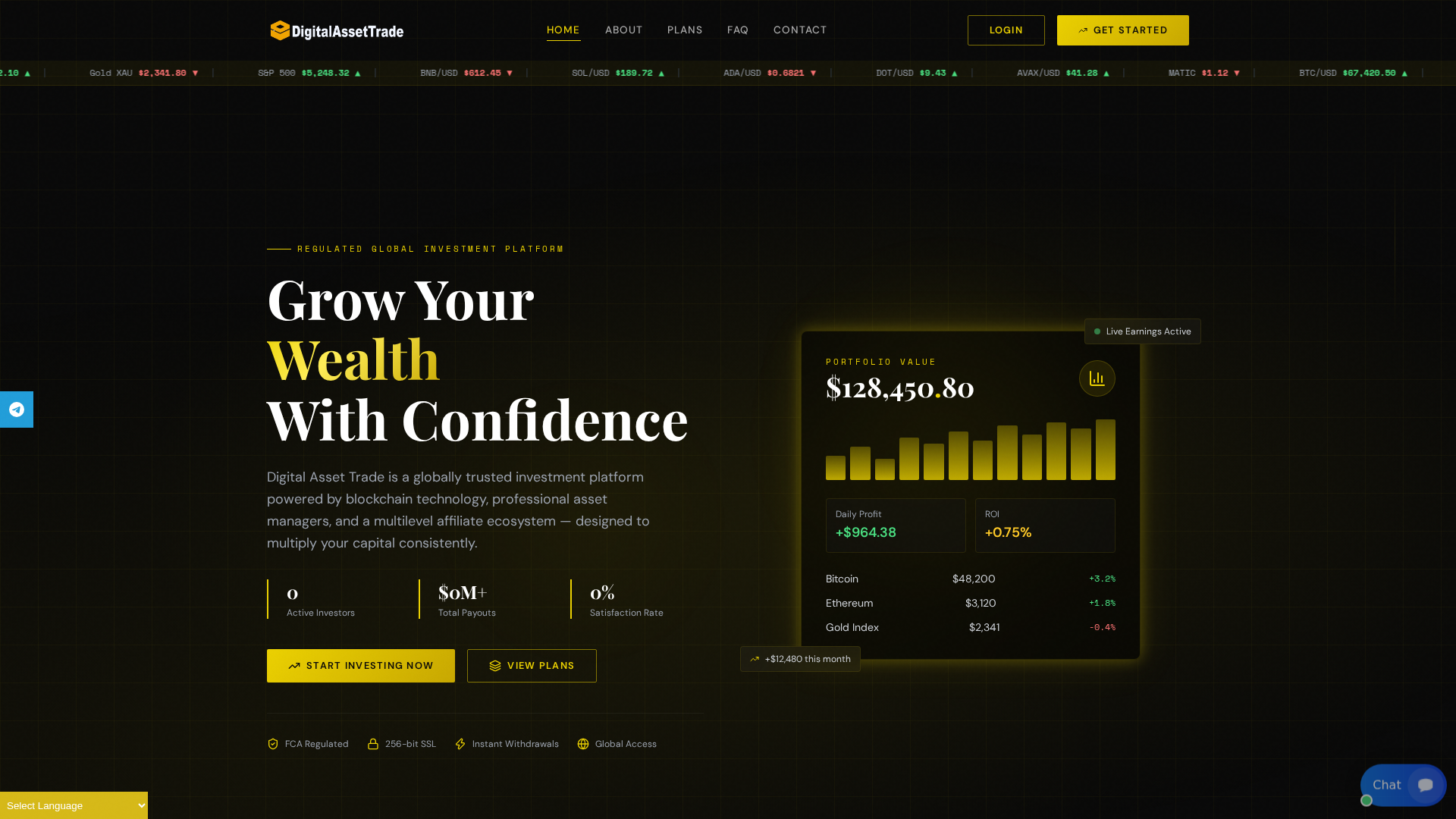 Screenshot of digital-assettrade.com