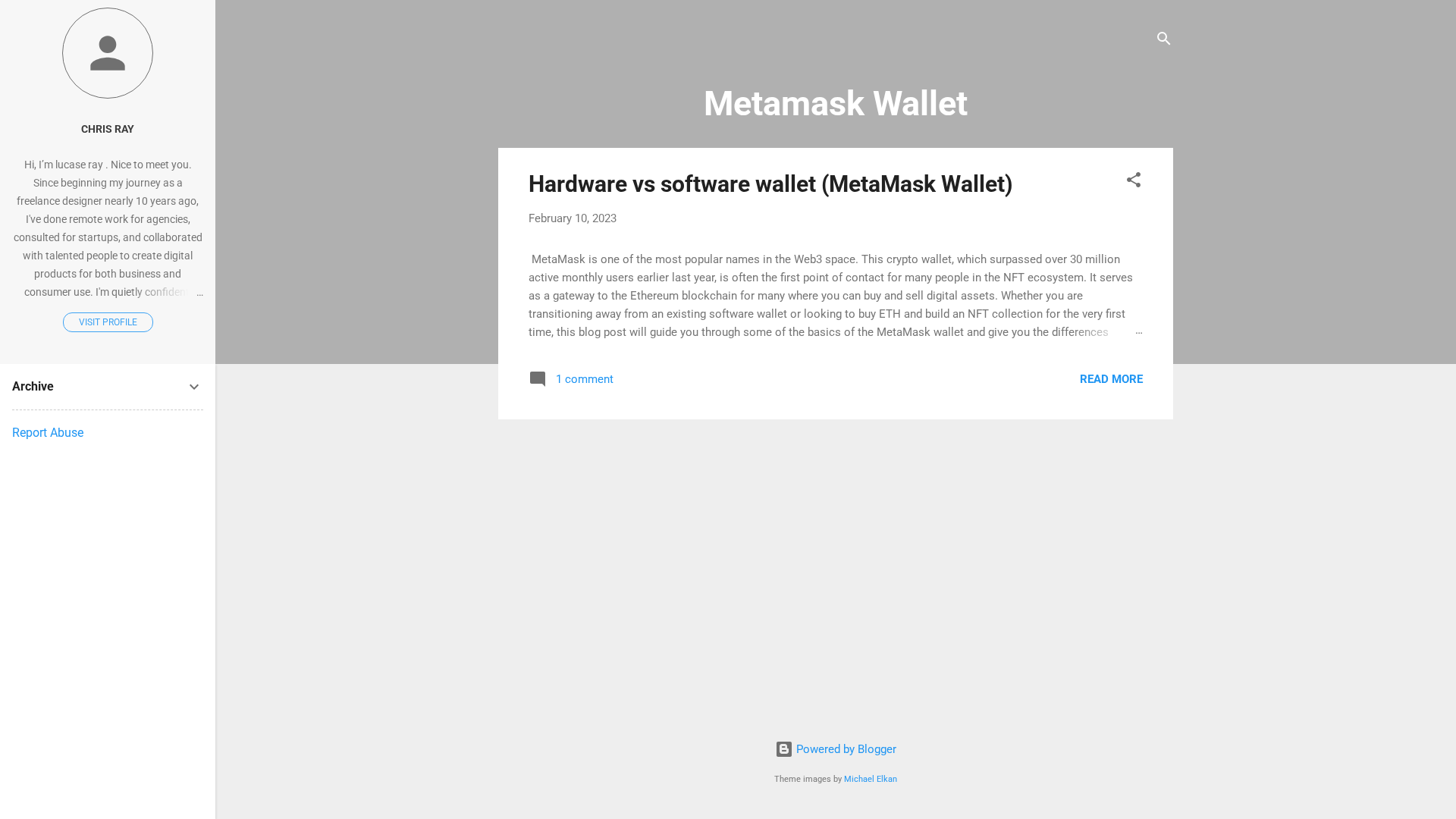 Screenshot of www.metamaskwallett.blogspot.com