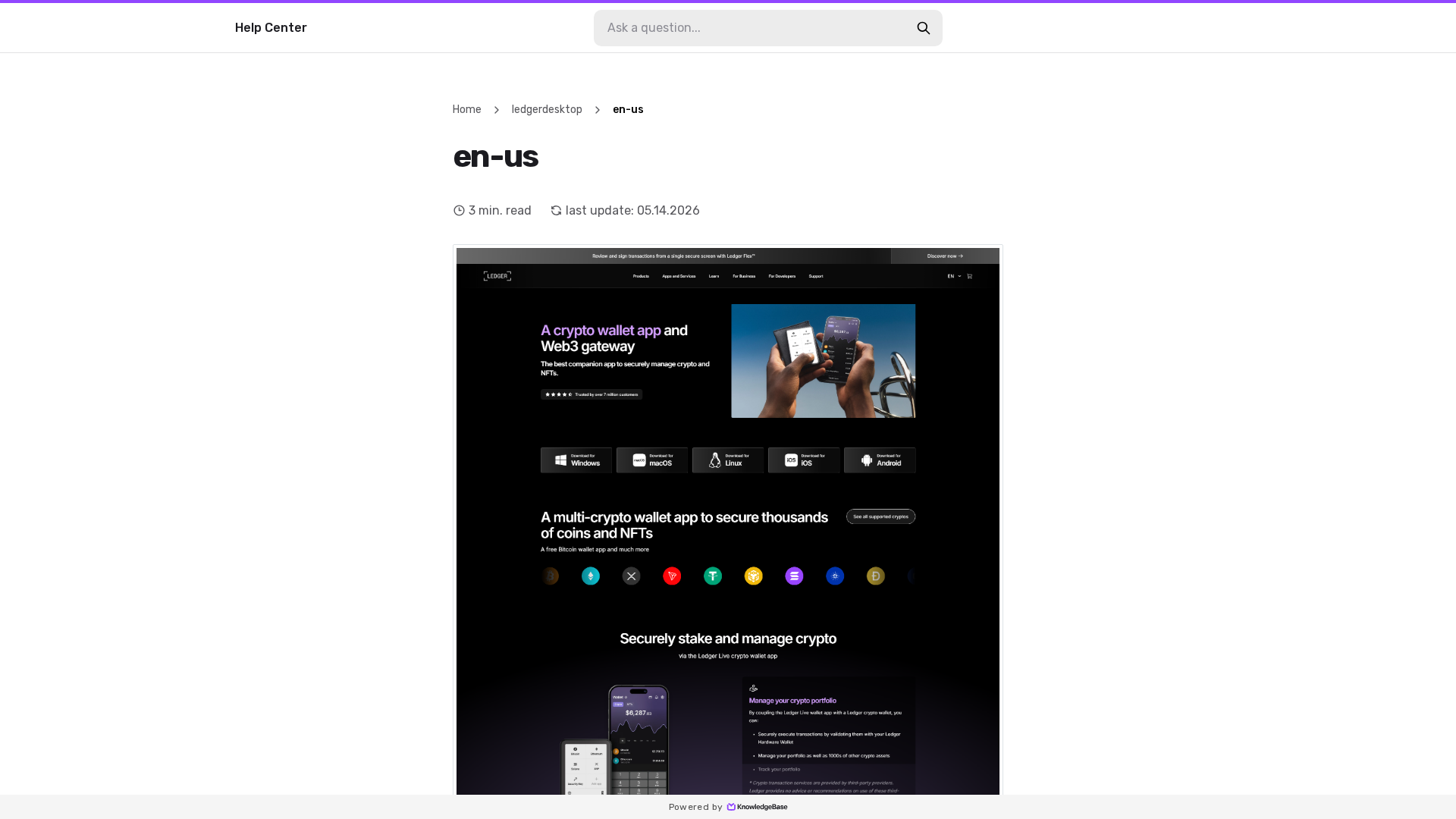Screenshot of home-desktop.kb.help