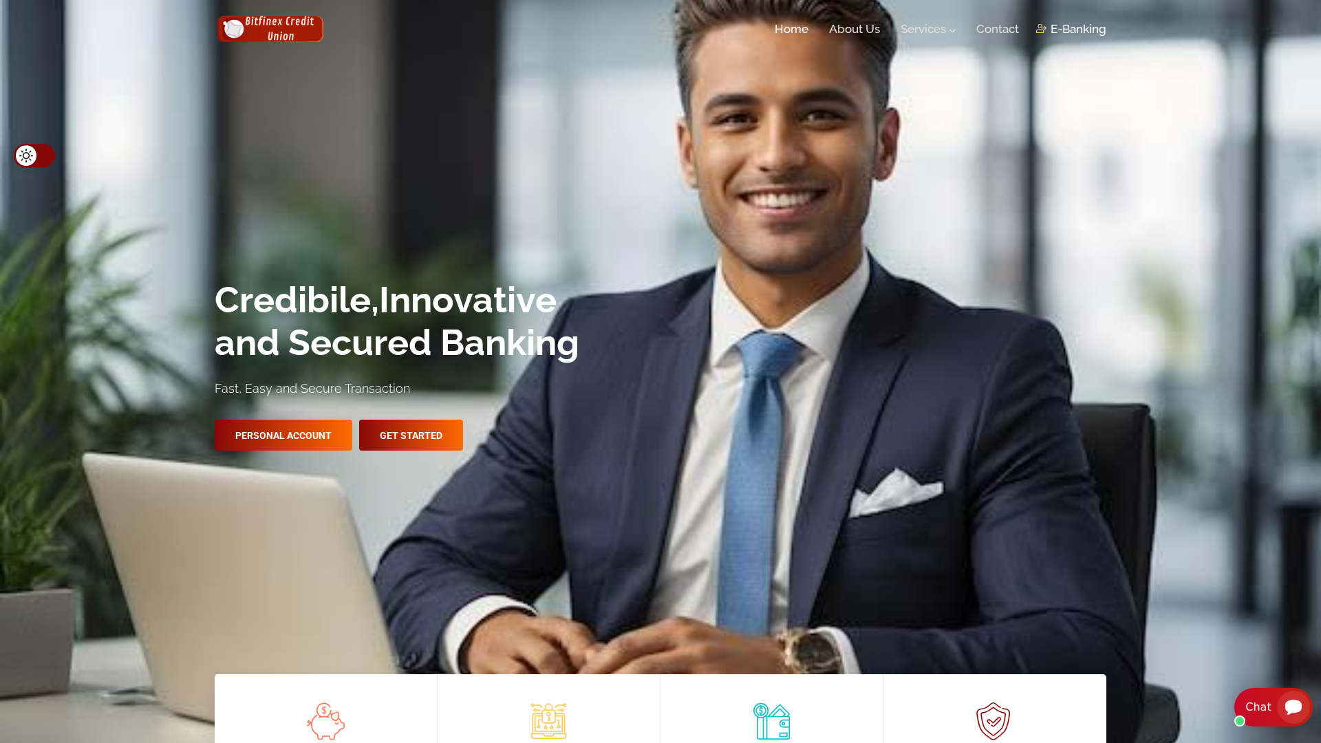 Screenshot of bitfinexcreditunion.co