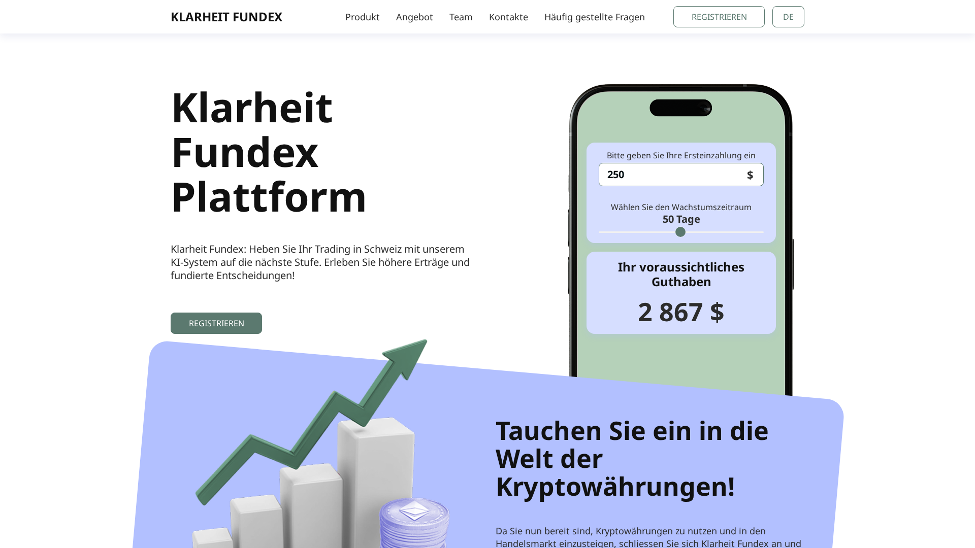 Screenshot of klarheit-fundex.com