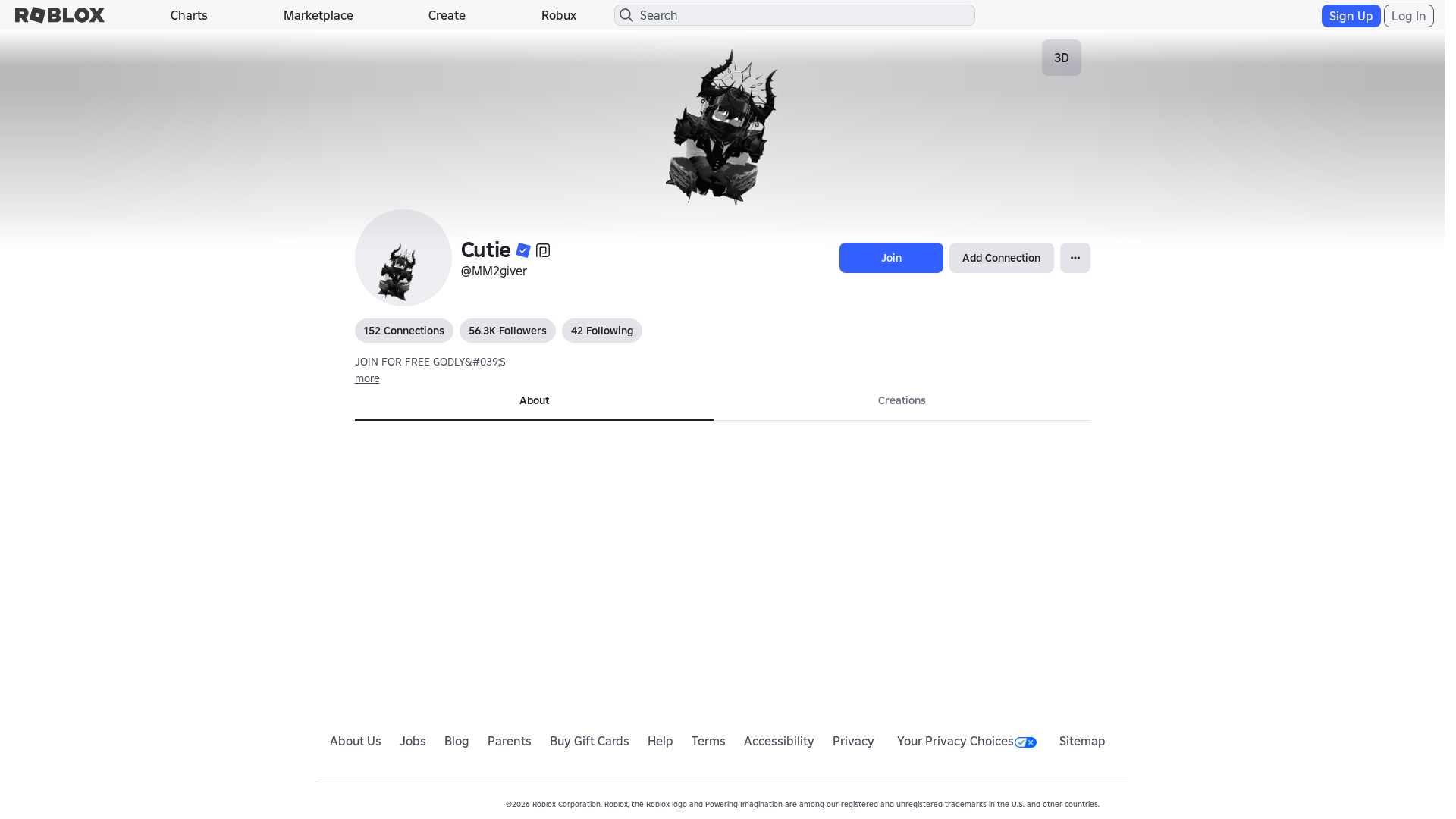 Screenshot of www.roblox.com.bi