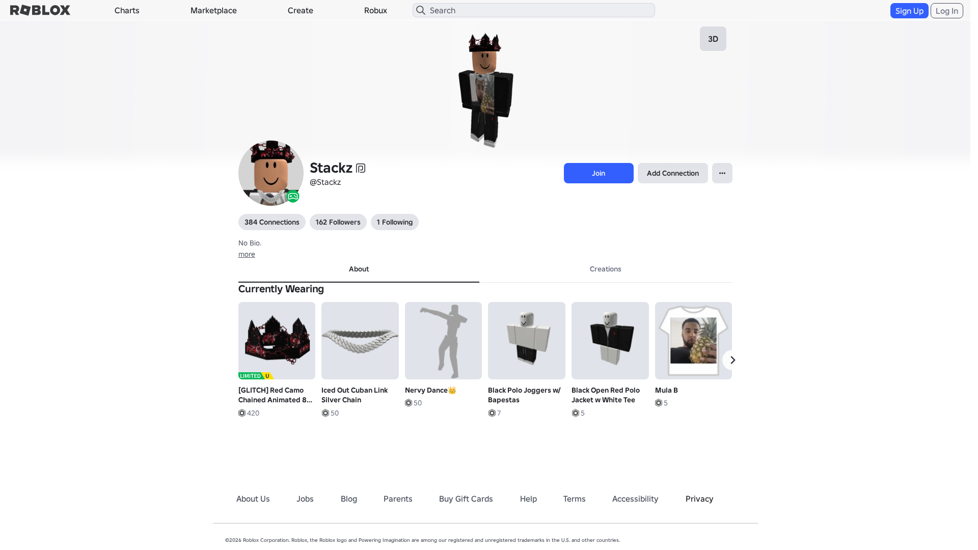 Screenshot of www.roblox.com.ml