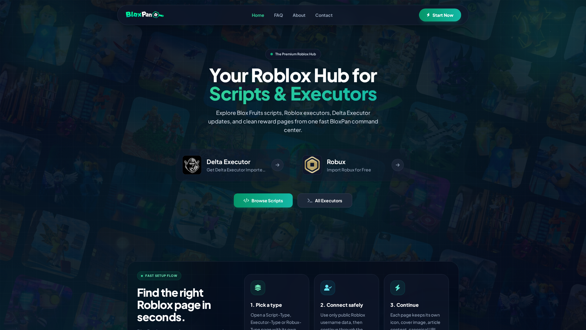 Screenshot of bloxpan.com