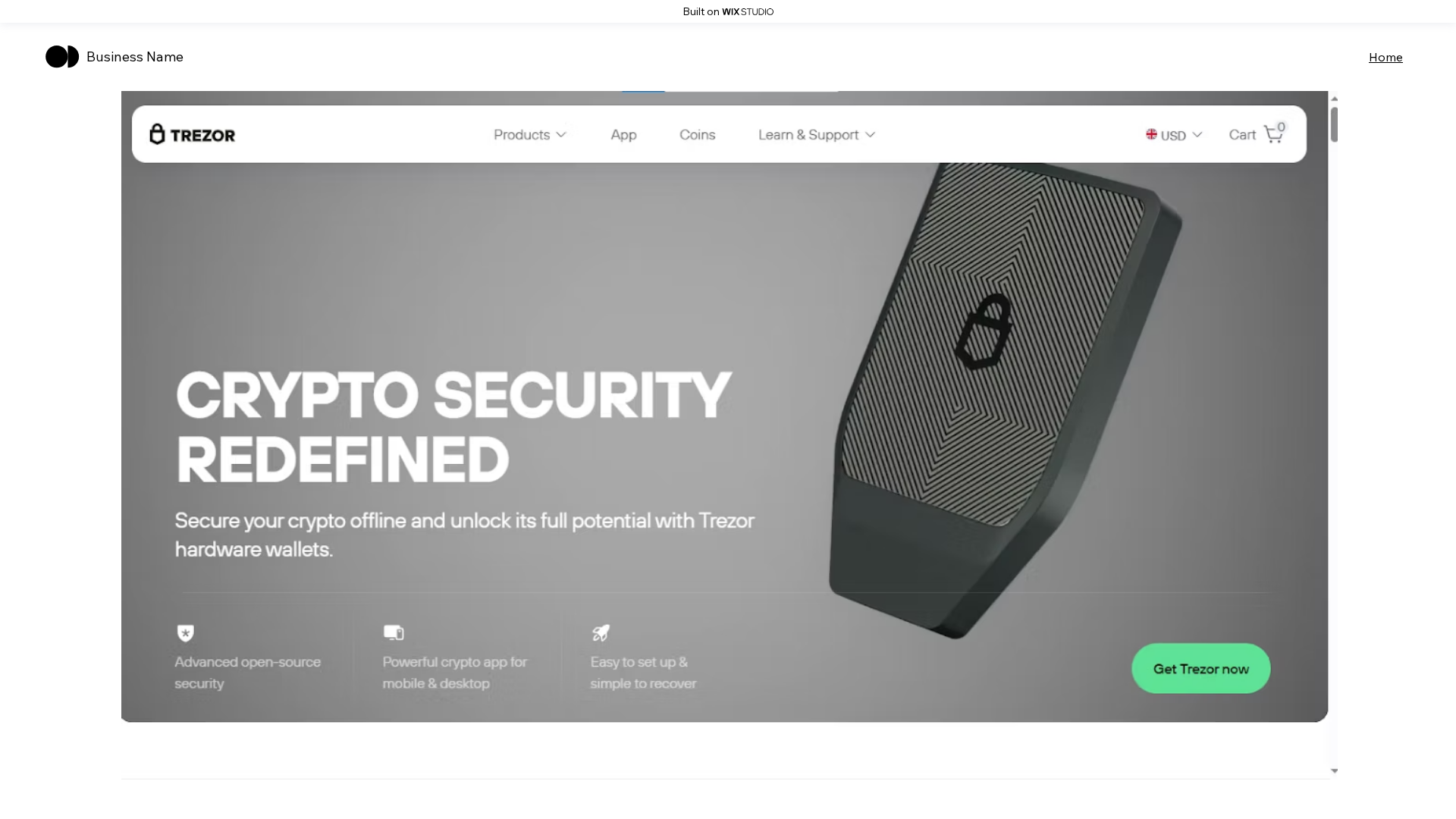 Screenshot of applogn-trzo.wixstudio.com