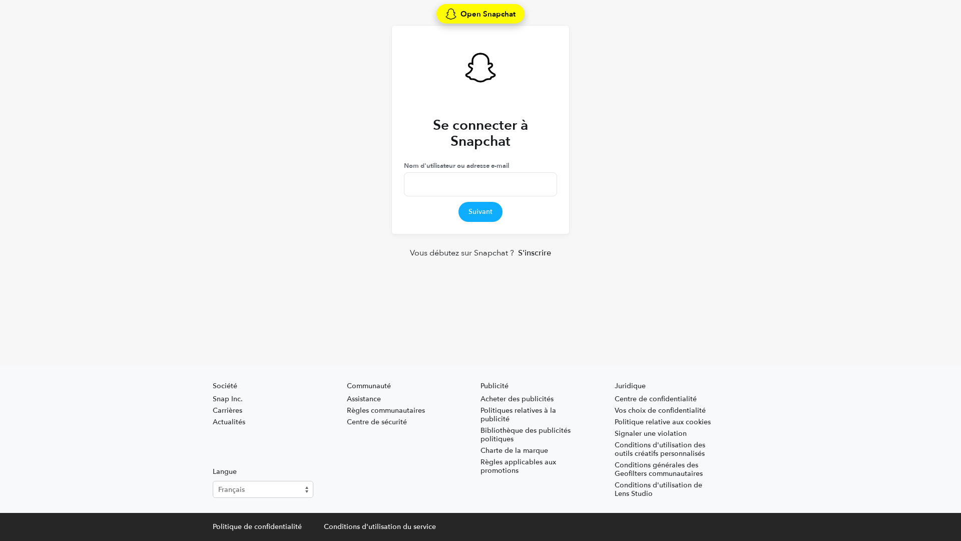 Screenshot of snapchat-login-secure.com