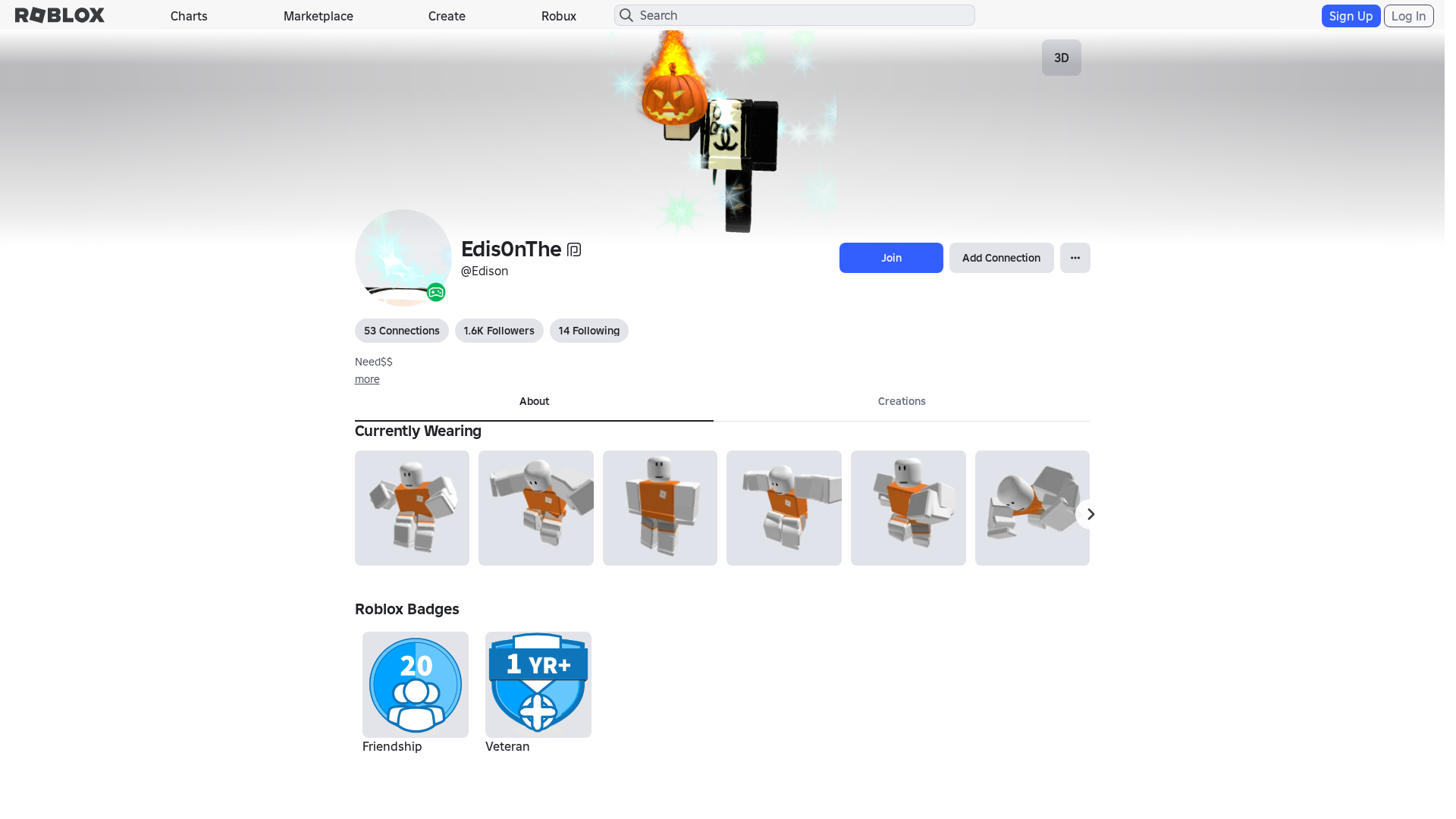 Screenshot of www.roblox.com.ni