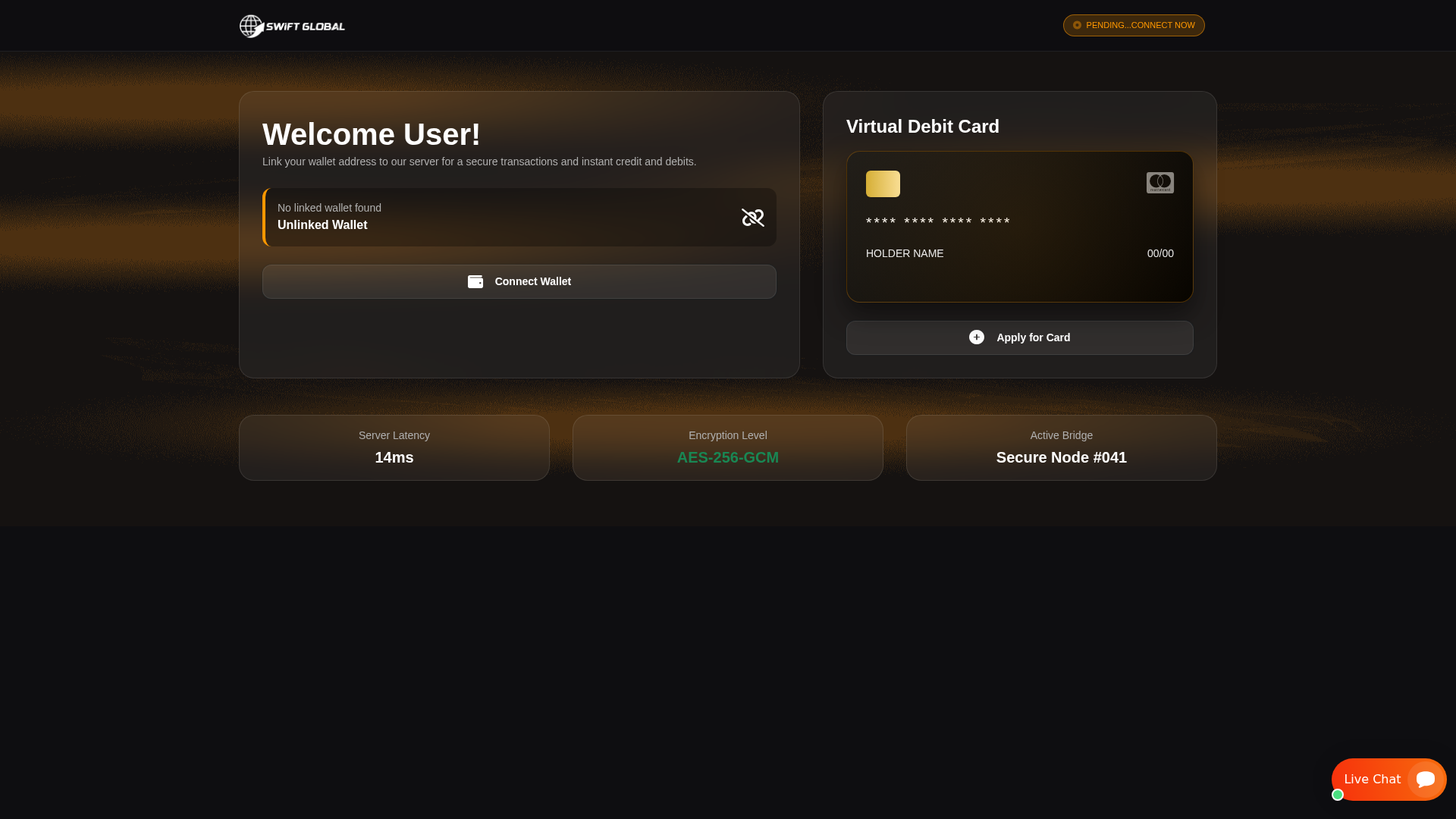 Screenshot of swiftglobalpay.online