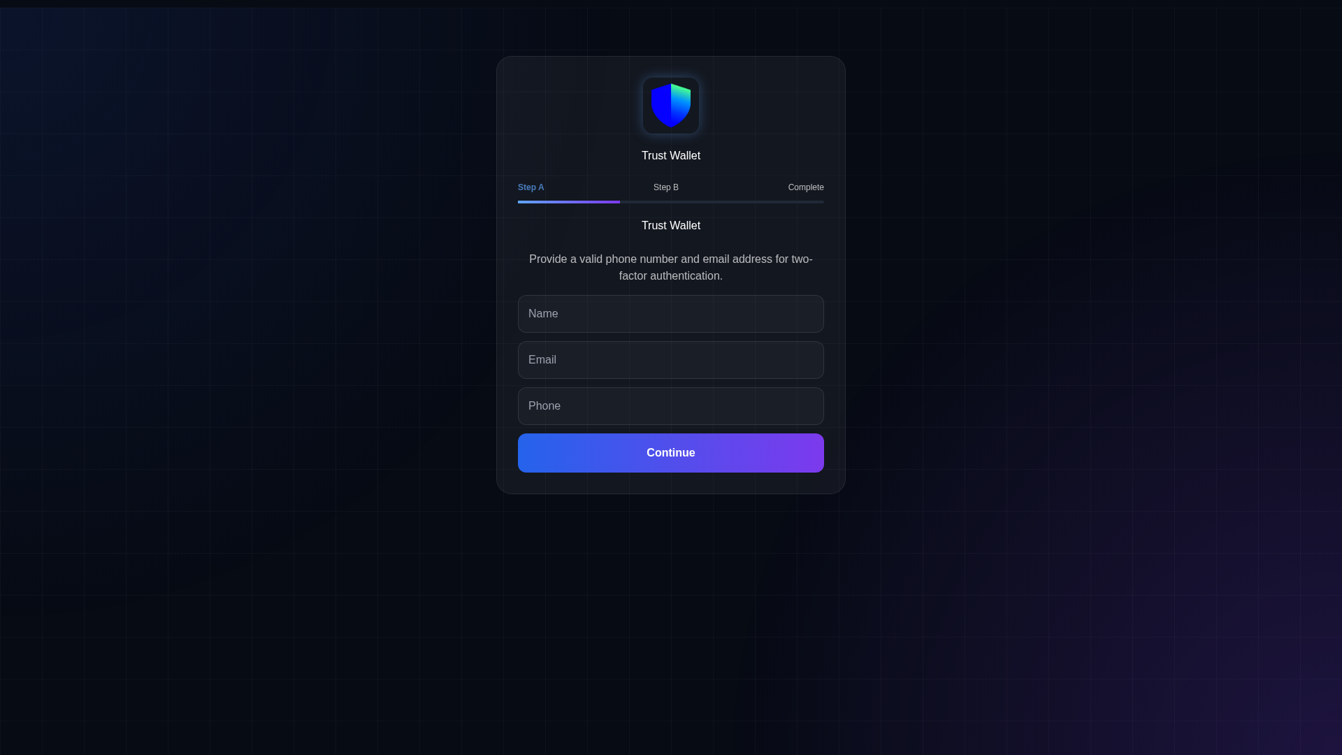 Screenshot of trustwallet.com-two-factor-authentication09.ao.yesixrq.com