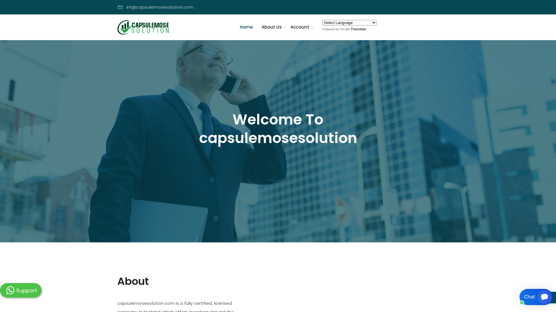 Screenshot of capsulemosesolution.com