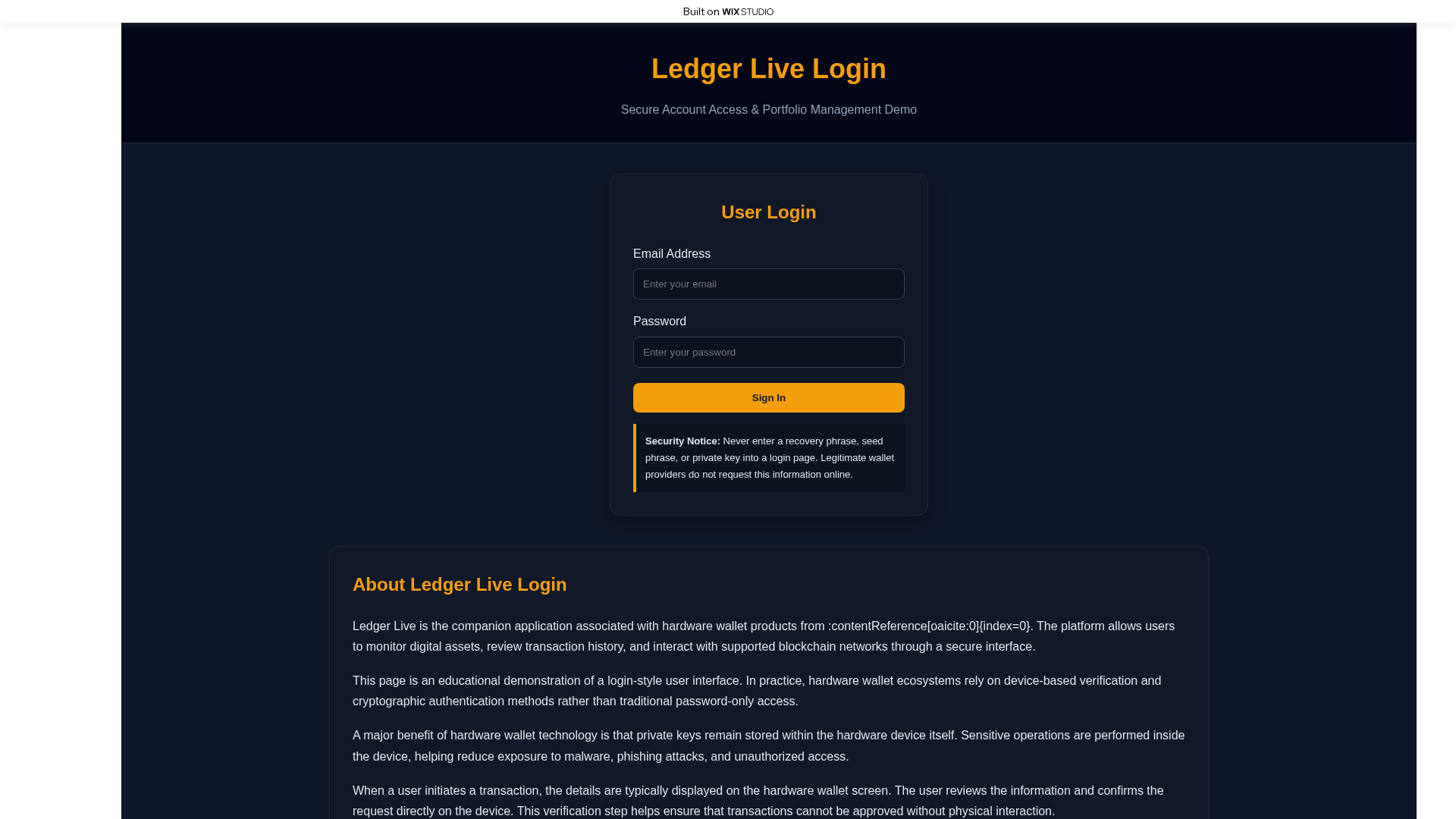 Screenshot of legor-live.wixstudio.com
