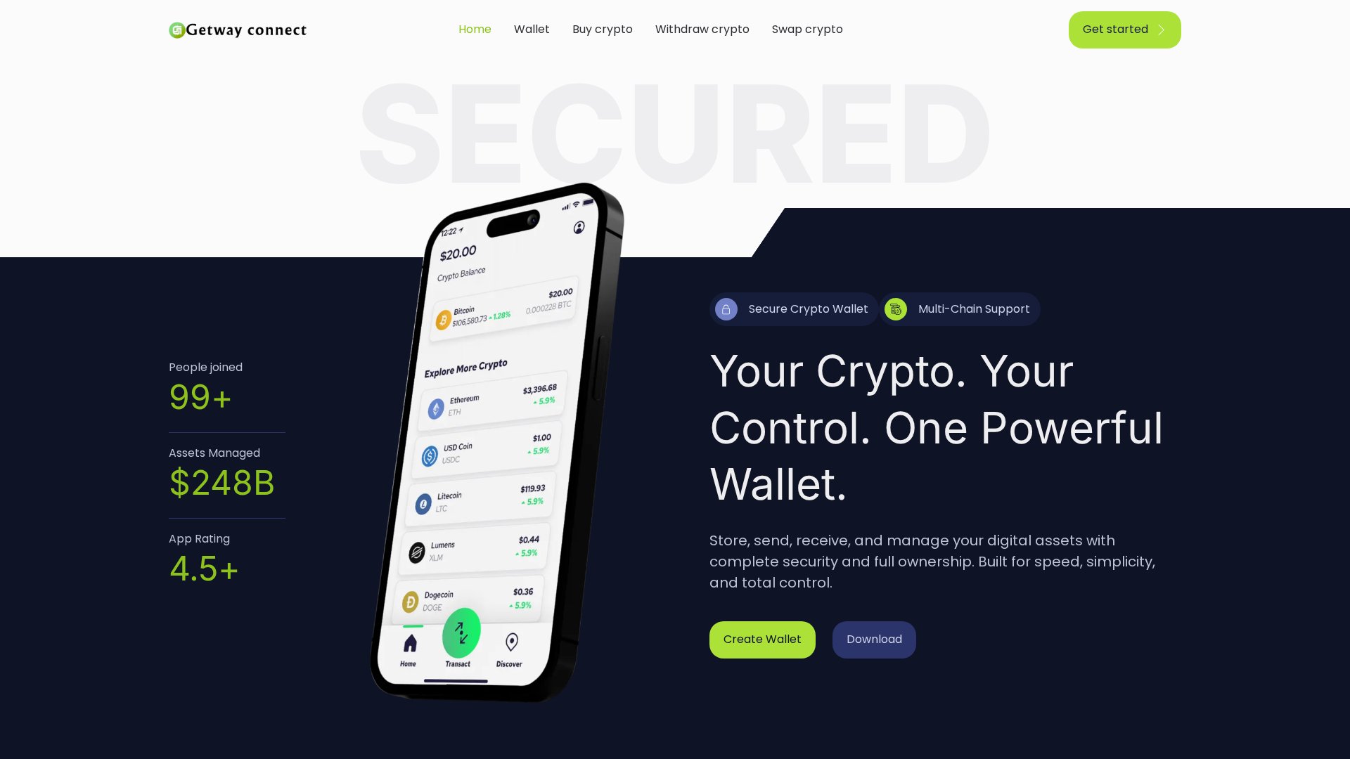 Screenshot of getwayconnect.com