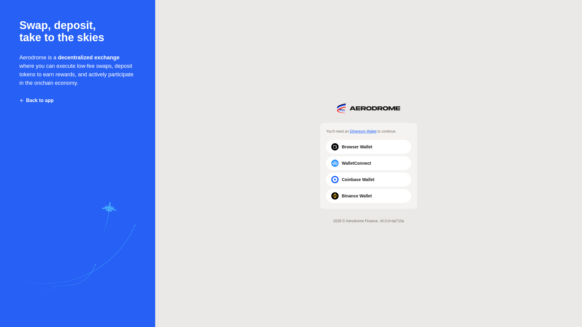 Screenshot of aerodrome-dapp-router-v48.netlify.app