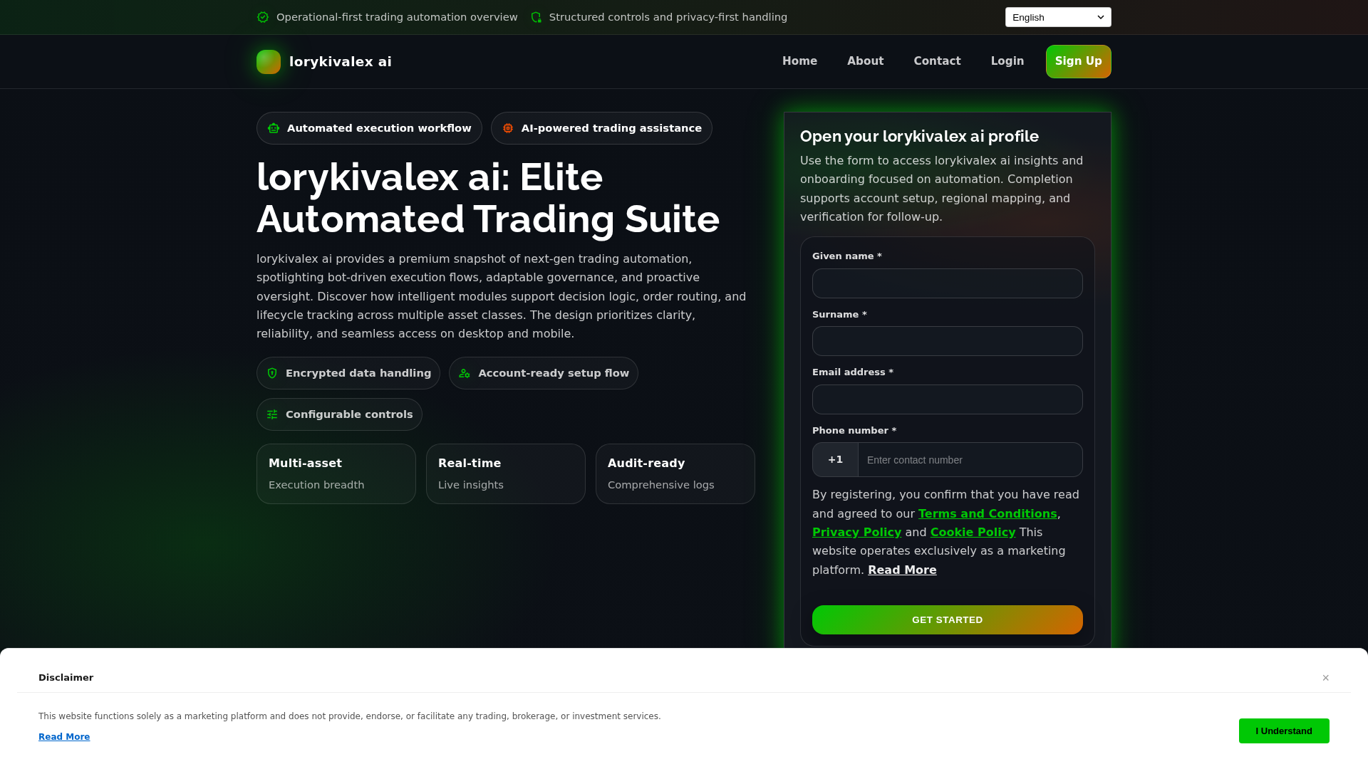 Screenshot of lorykivalexai.digital