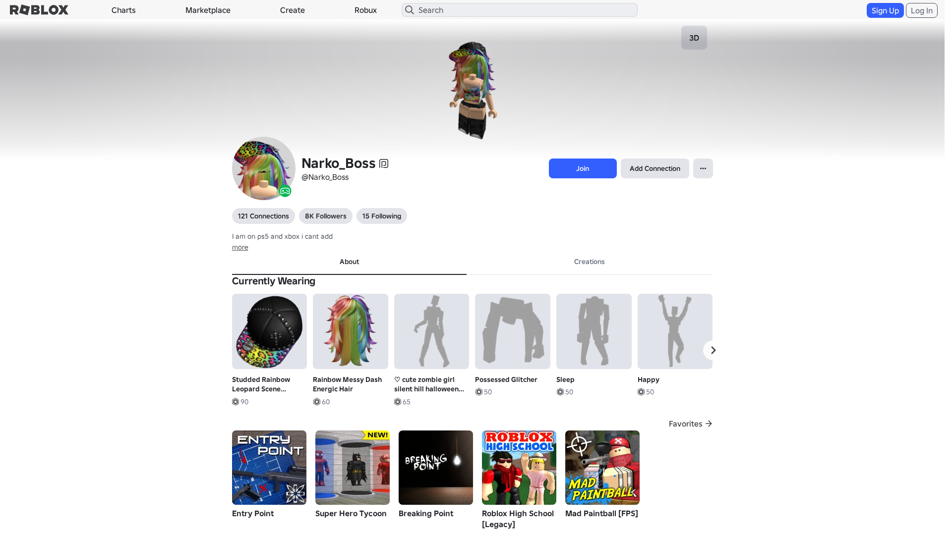 Screenshot of roblx.me