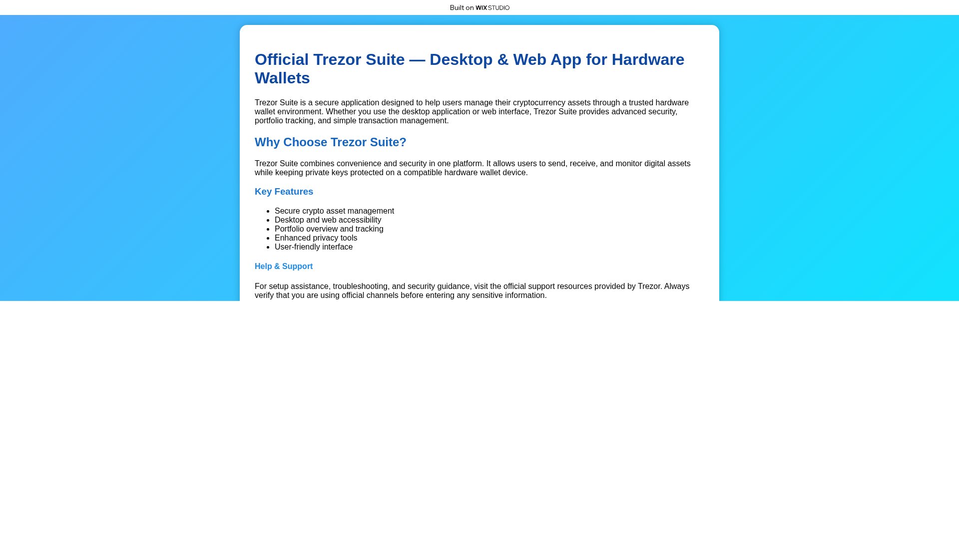 Screenshot of trezssutrt.wixstudio.com