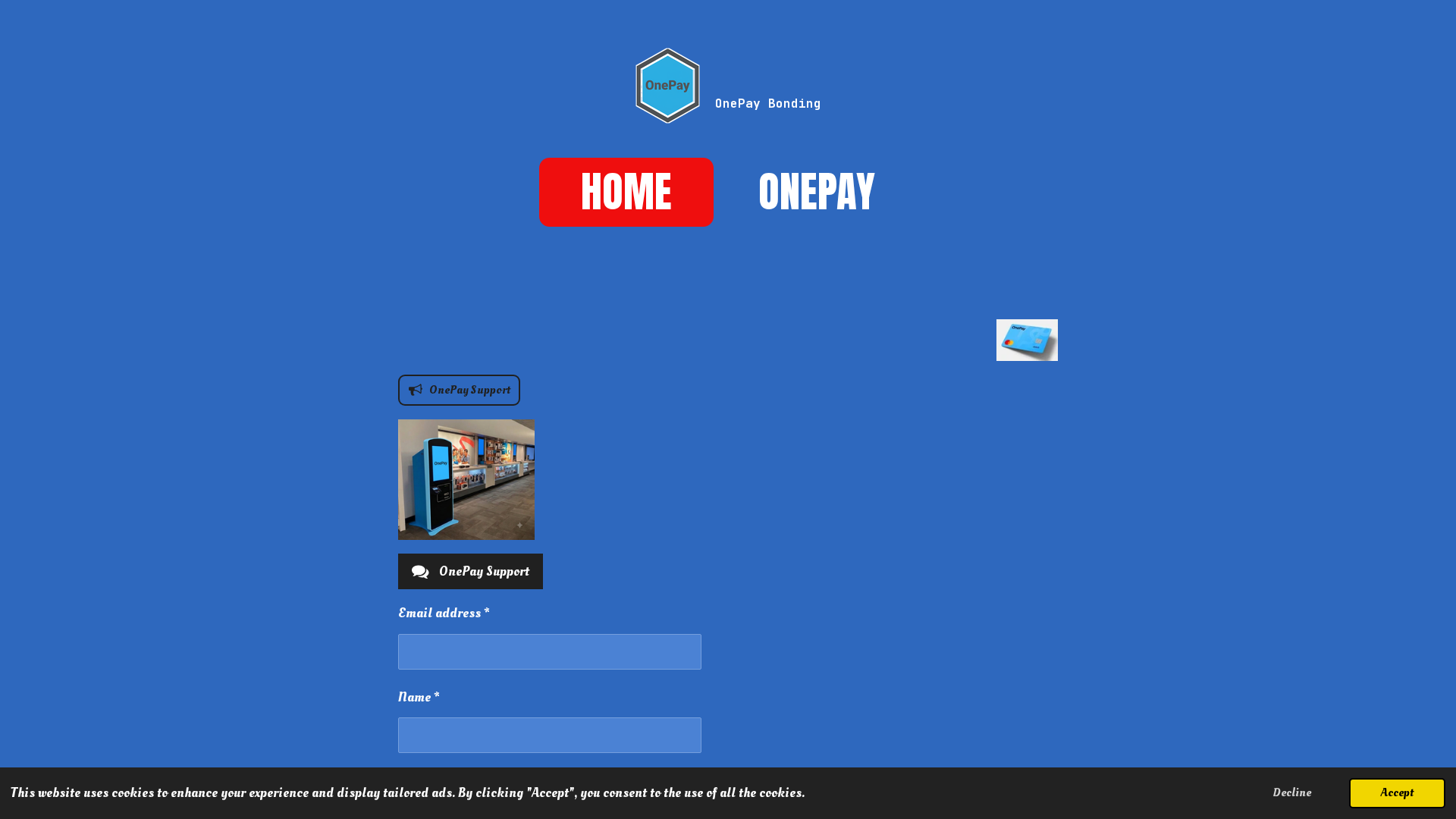 Screenshot of www.onepay-systemserrorcheck.com