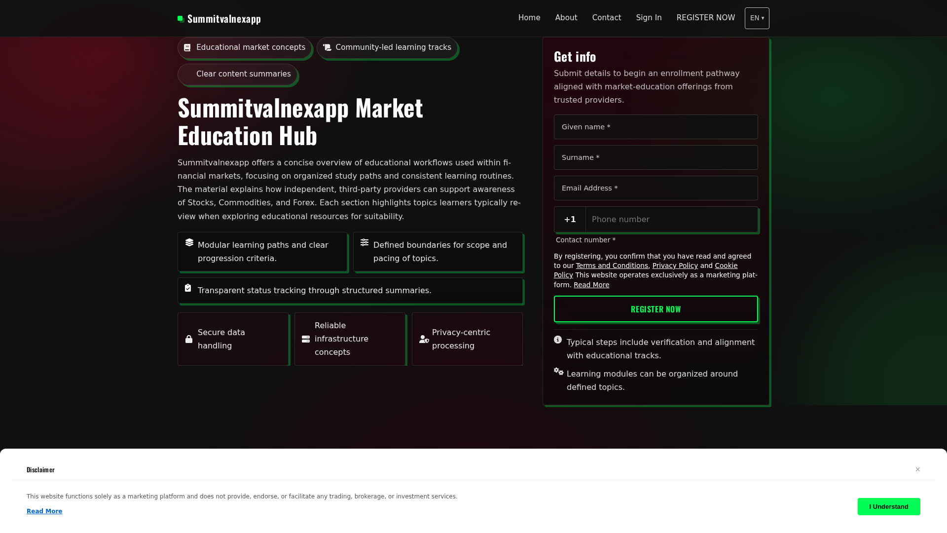 Screenshot of summitvalnexapp-engine.com