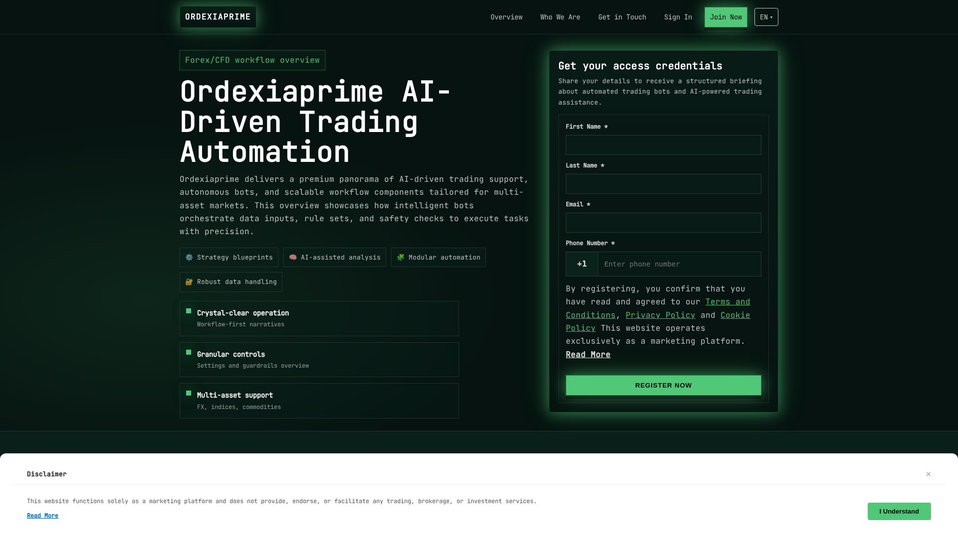 Screenshot of ordexiaprime.pro