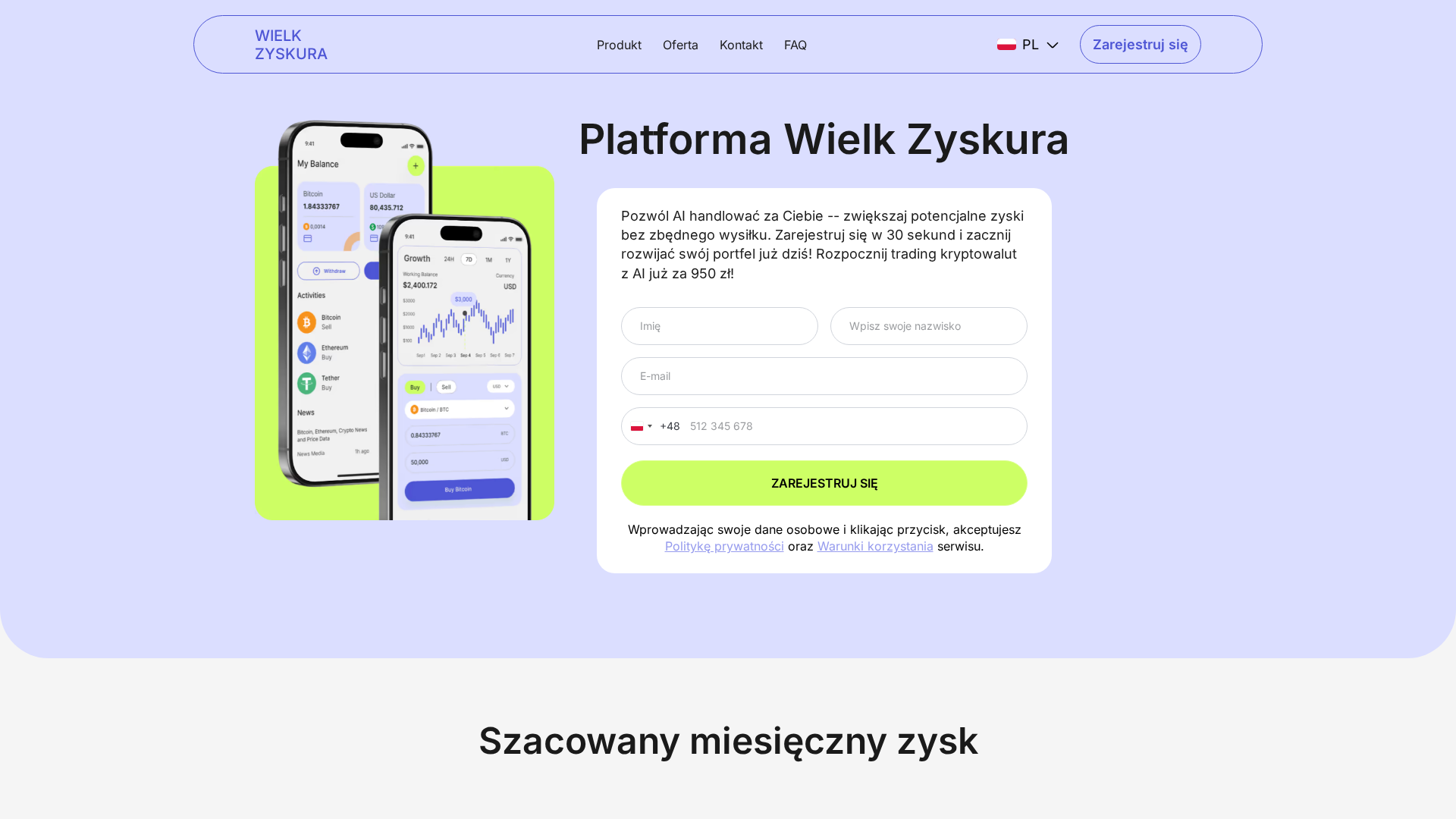 Screenshot of wielk-zyskura.com