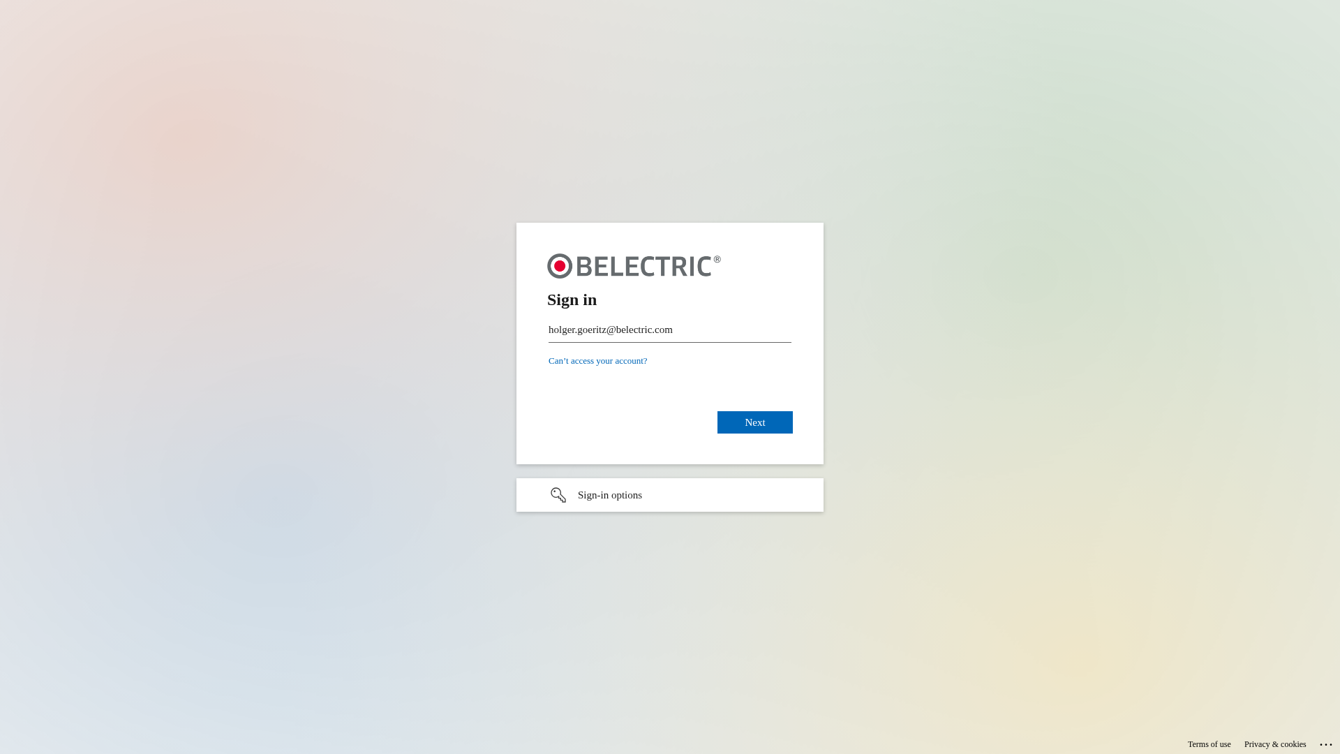 Screenshot of multi-factor.link
