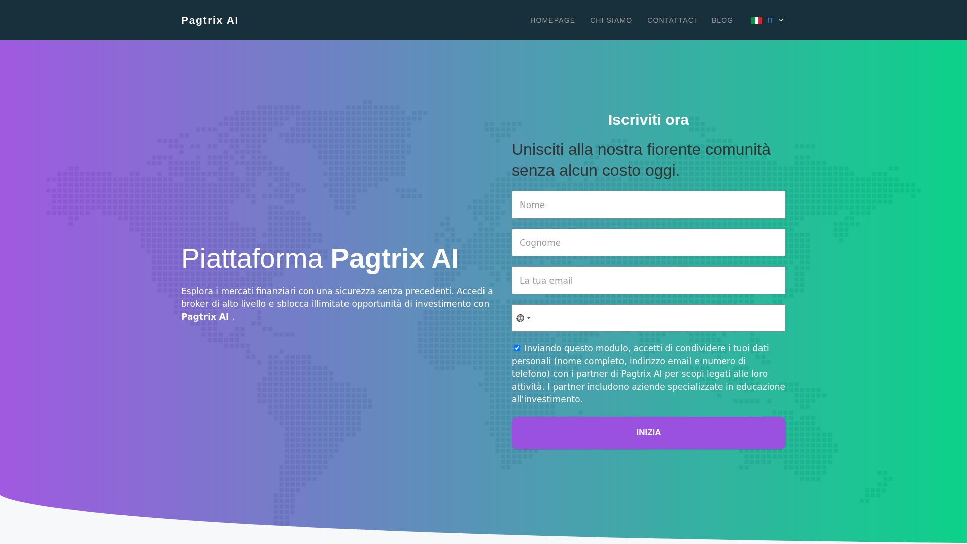 Screenshot of thepagtrix-ai.org