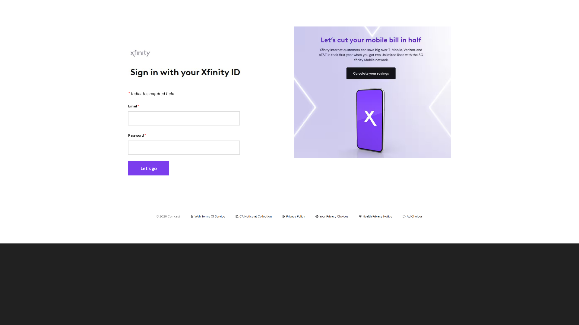Screenshot of xfinitymail-signin-key.weebly.com