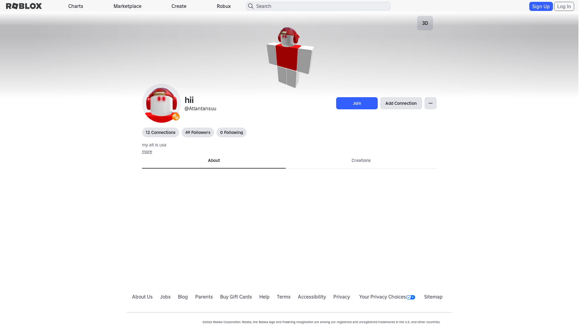 Screenshot of www.roblox.com.et