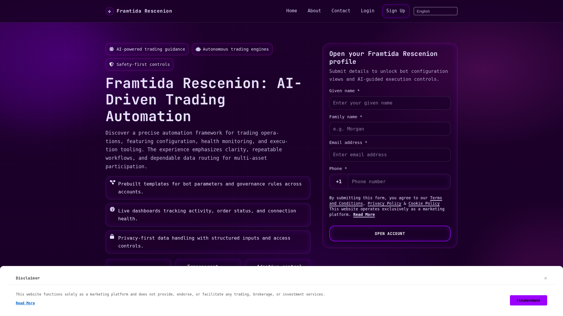 Screenshot of framtidarescenion.shop
