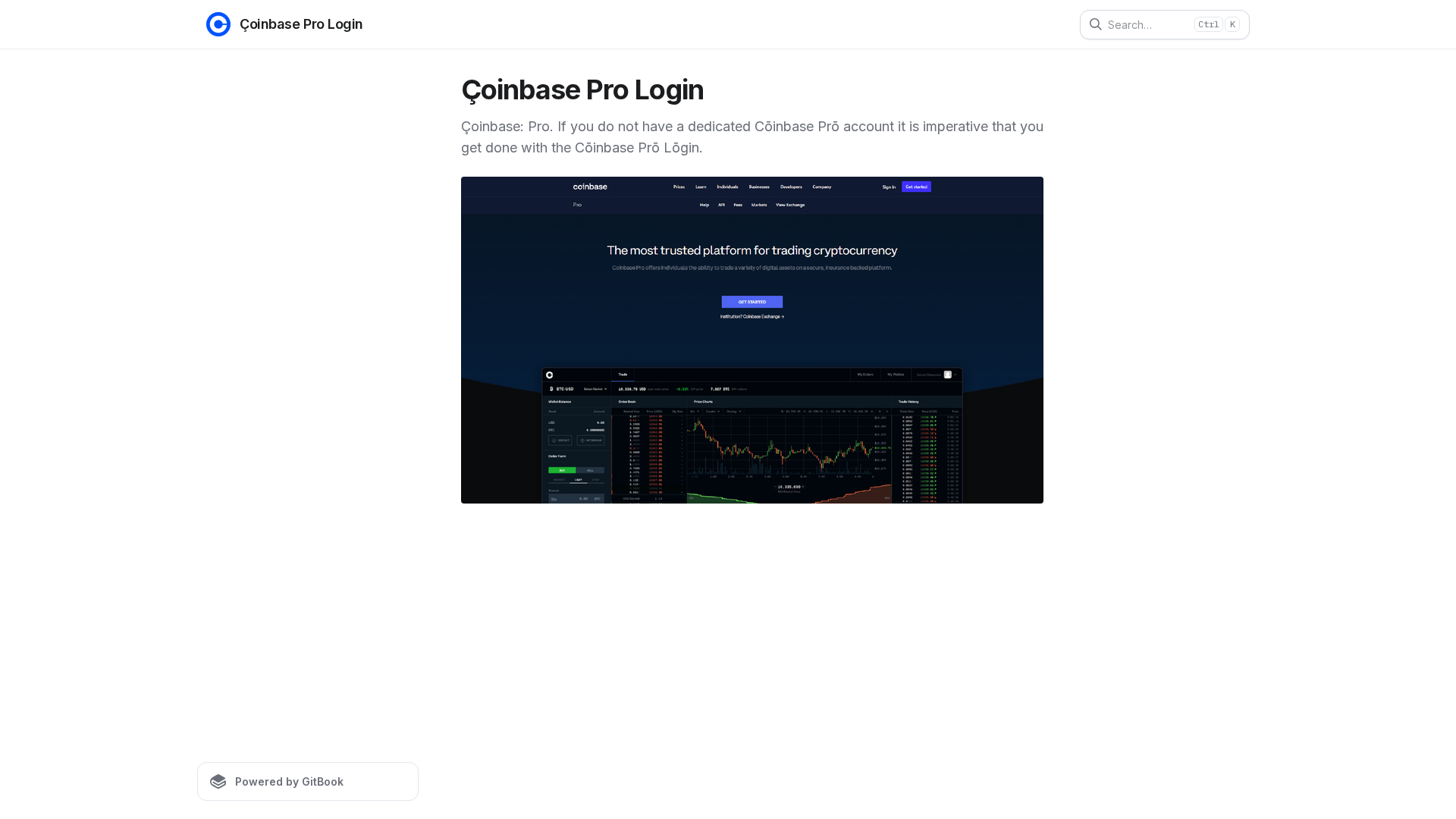 Screenshot of coiinbasap-rologiin.gitbook.io