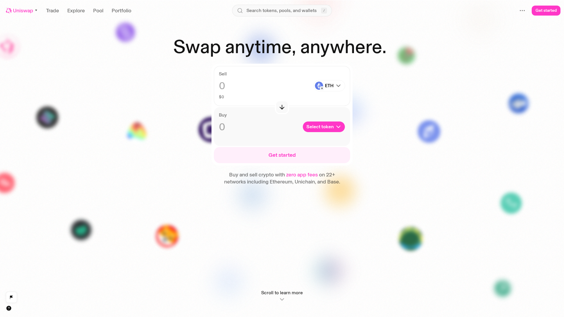 Screenshot of www.web-testing-dev-entry-gateway-uniswap.vercel.app