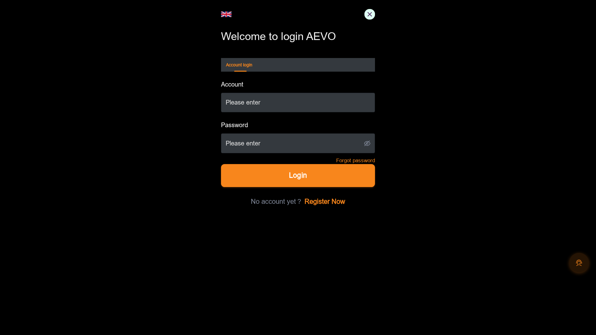 Screenshot of aevofx.com