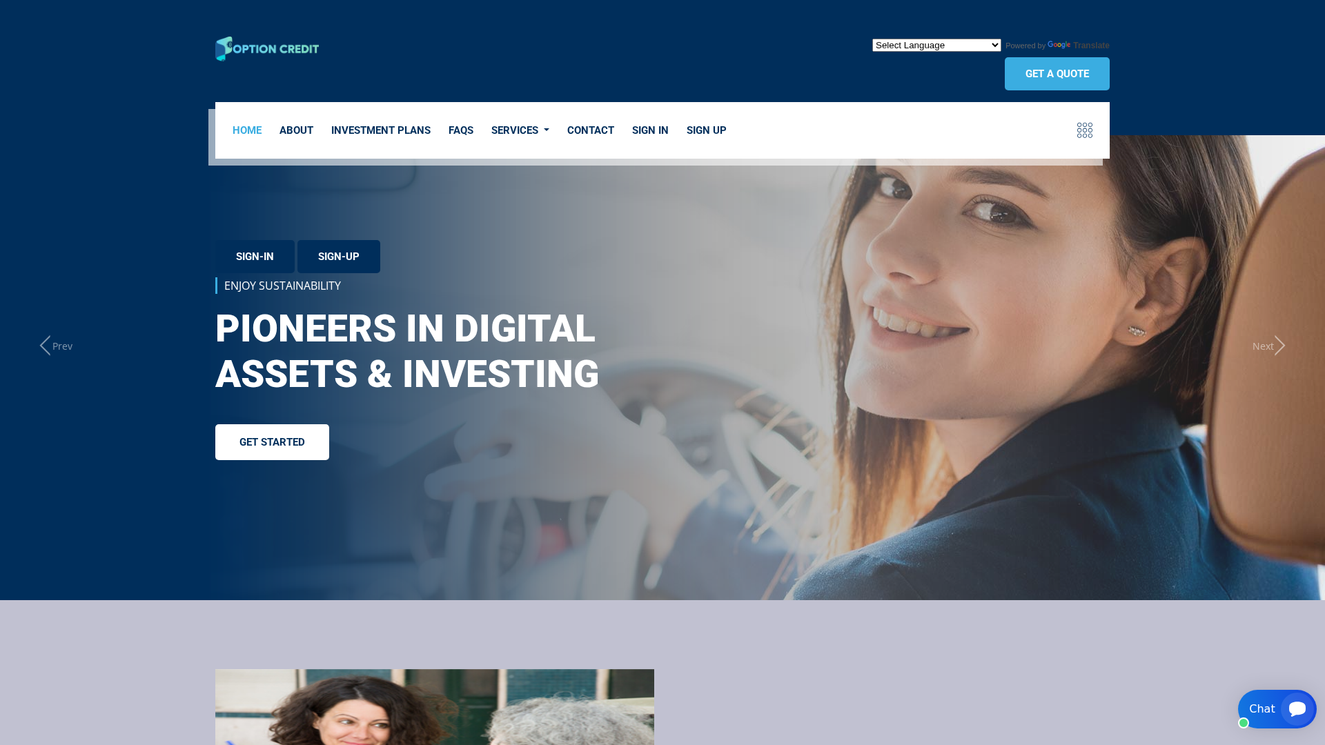 Screenshot of option-credit.com