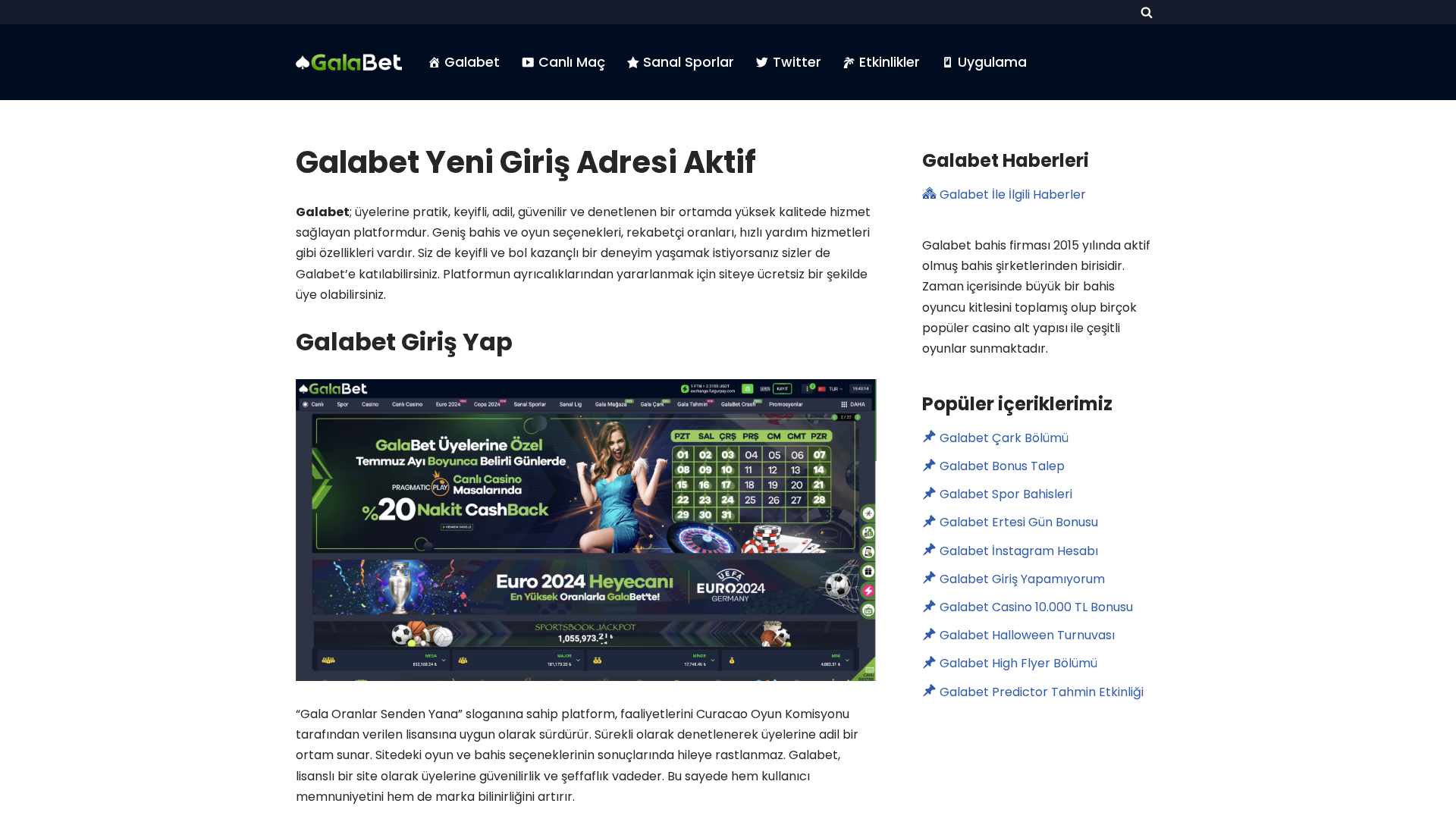 Screenshot of galabetaktifamp.top