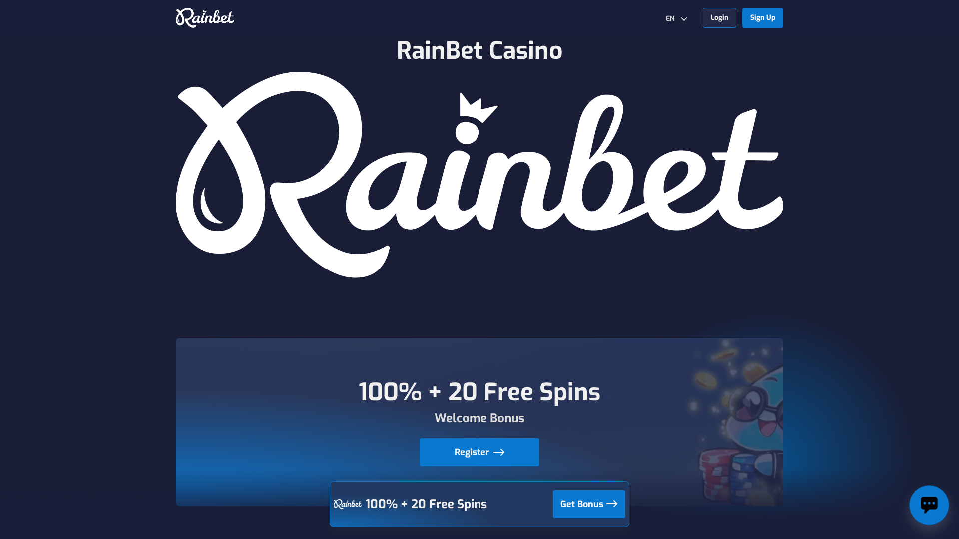Screenshot of casinorainbet-ca.net