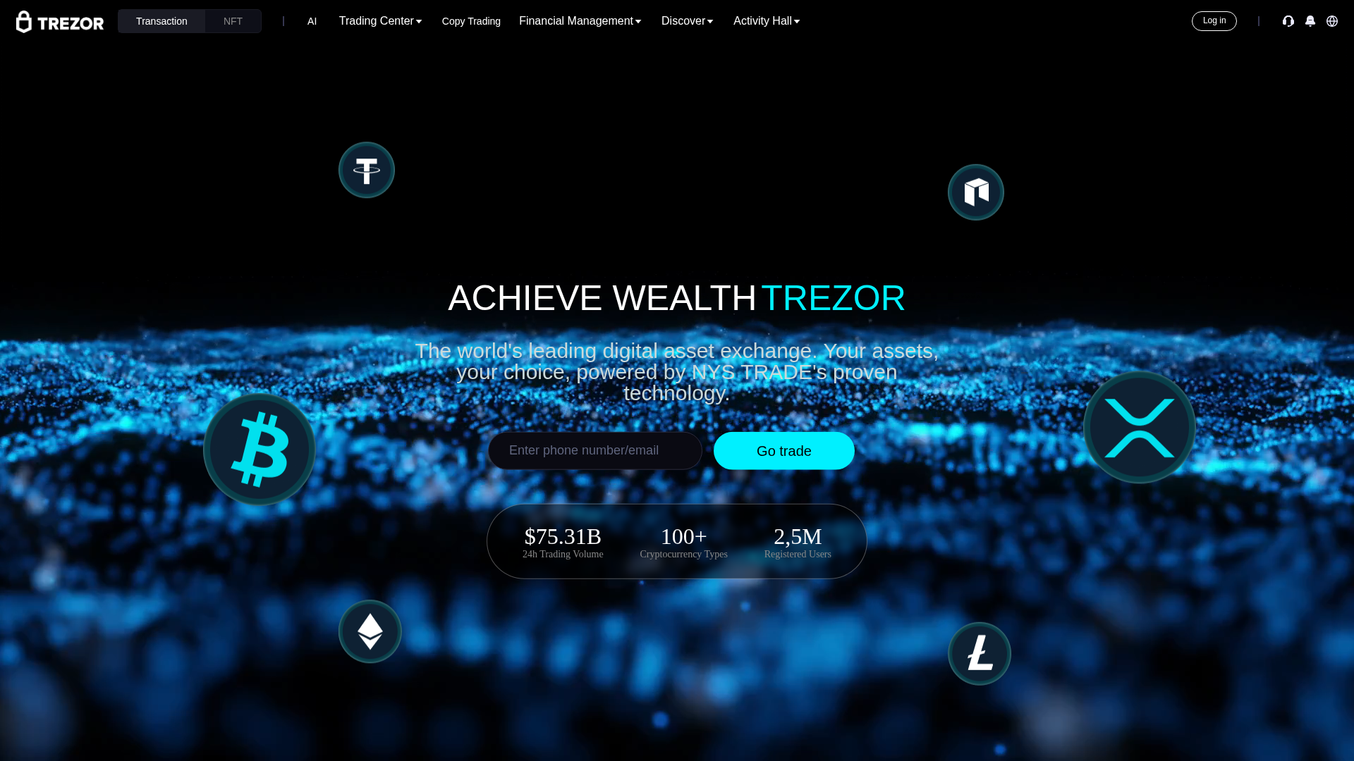 Screenshot of www.trezor.win