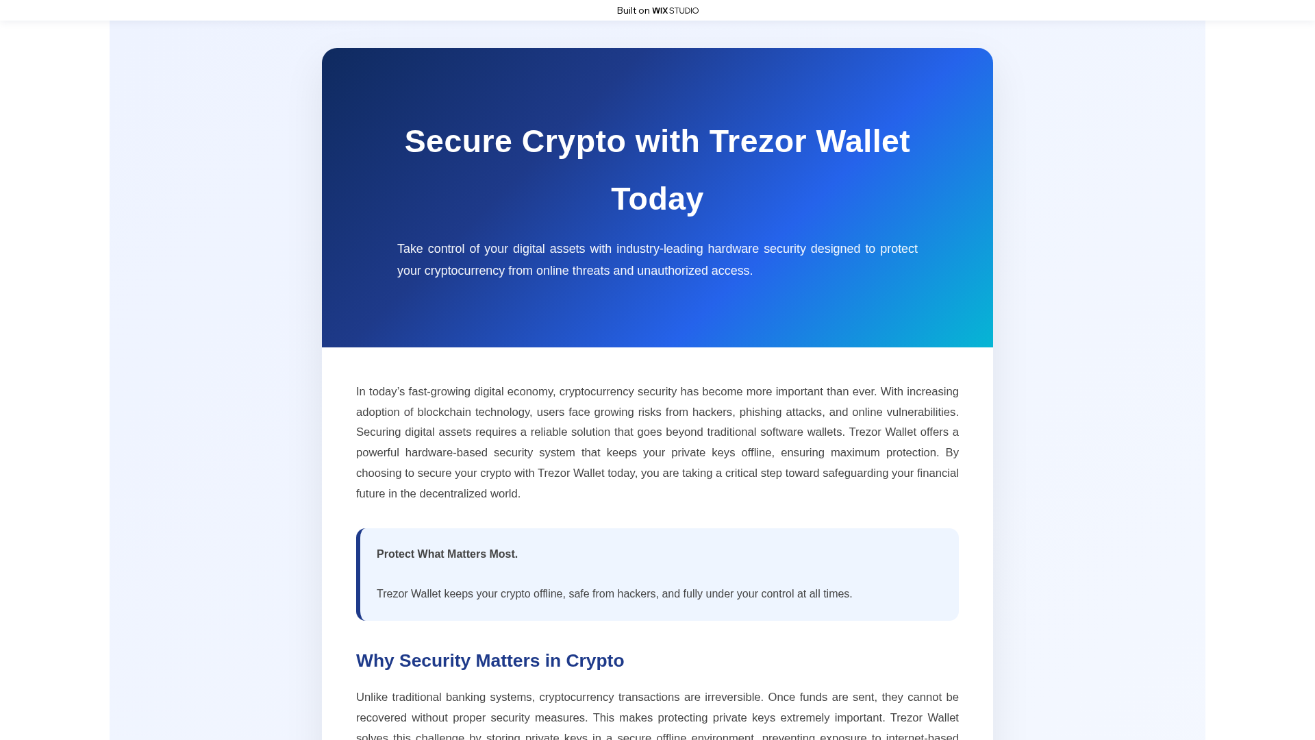 Screenshot of home-apps-trexzor.wixstudio.com