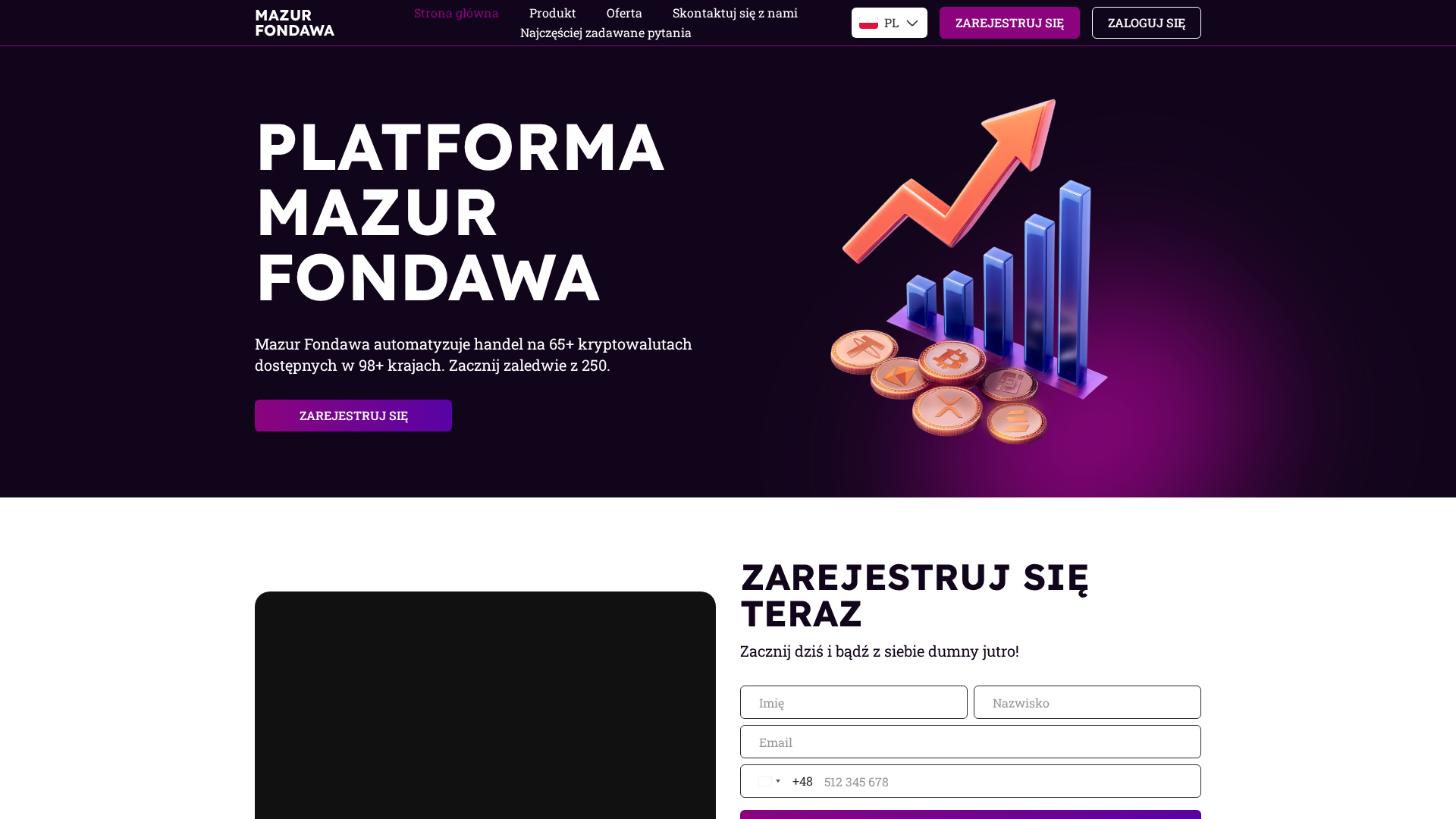 Screenshot of mazur-fondawa.com
