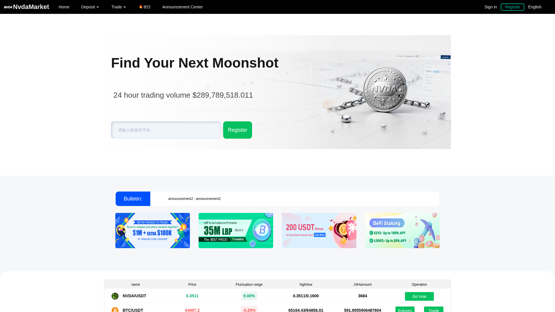 Screenshot of nvda-market.com
