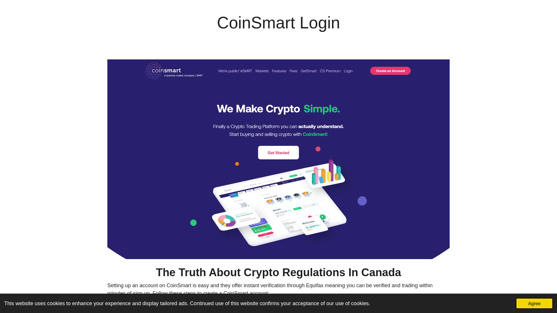 Screenshot of coinsmrt-logii.pages.dev