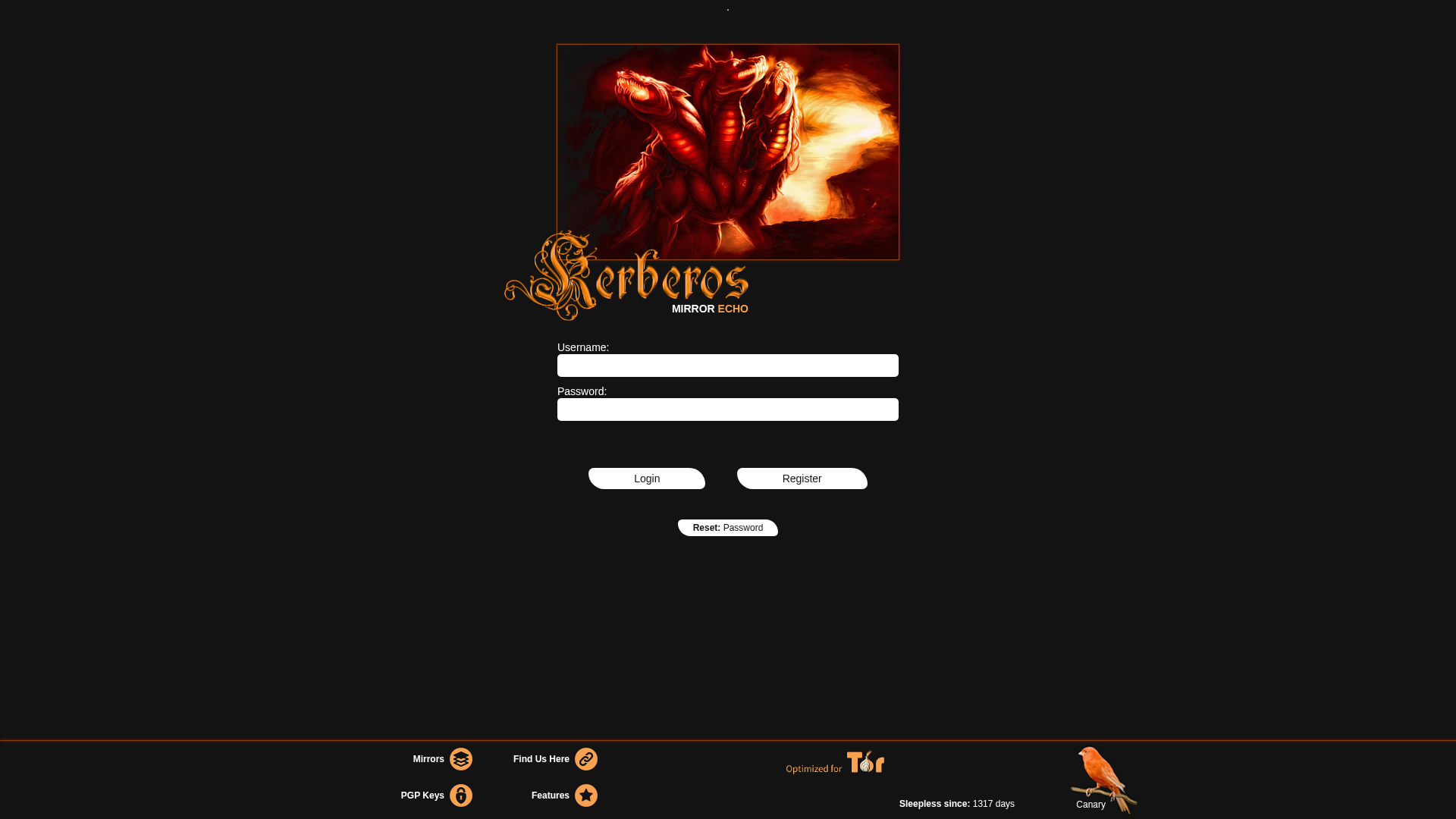 Screenshot of kerberosmarket.info