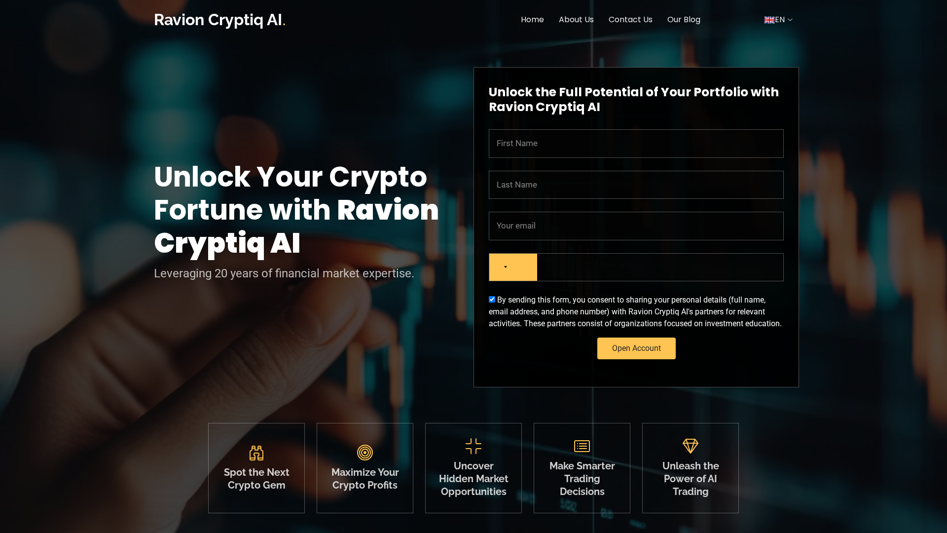 Screenshot of ravioncryptiqai-system.com
