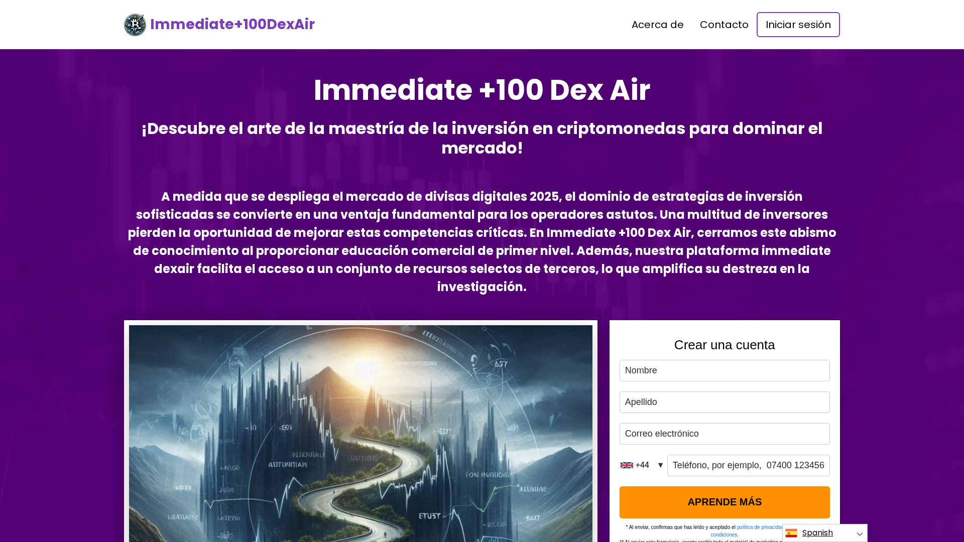 Screenshot of immediate-dexair.app
