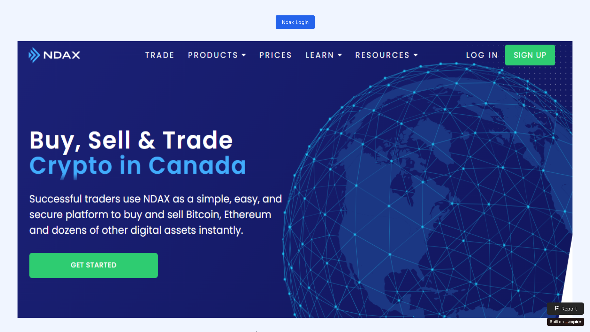 Screenshot of ndx-x-io-en-us.zapier.app
