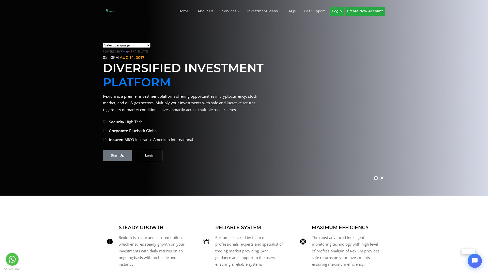 Screenshot of rex-ium.net.ventuure.net