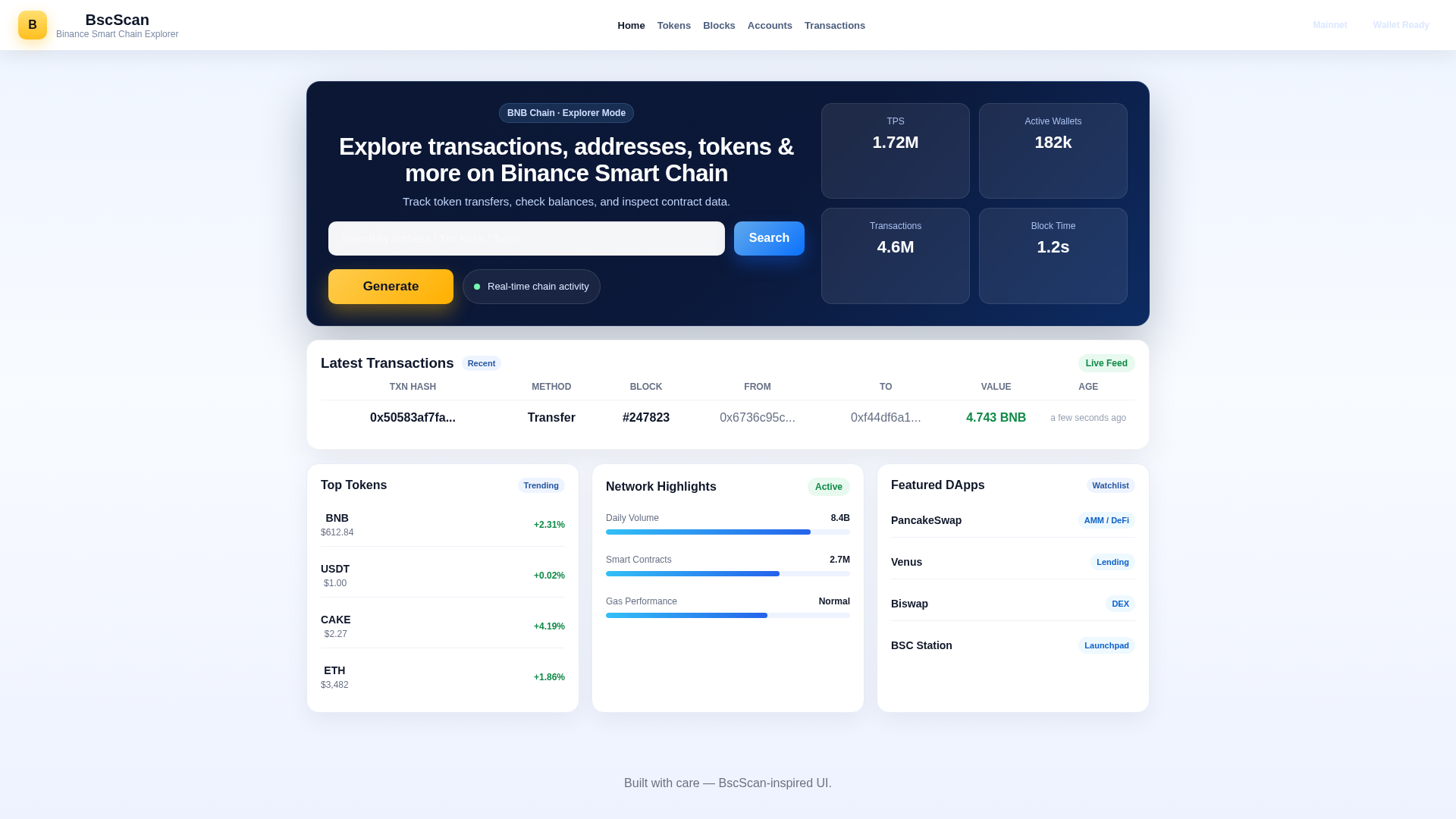 Screenshot of bnbcoins.info