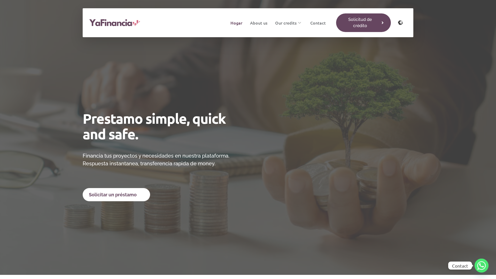 Screenshot of yafinancia.com