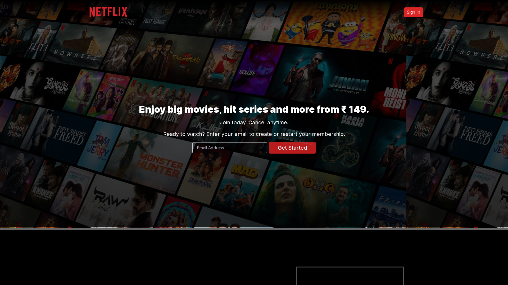 Screenshot of netflix-gamma-orpin.vercel.app