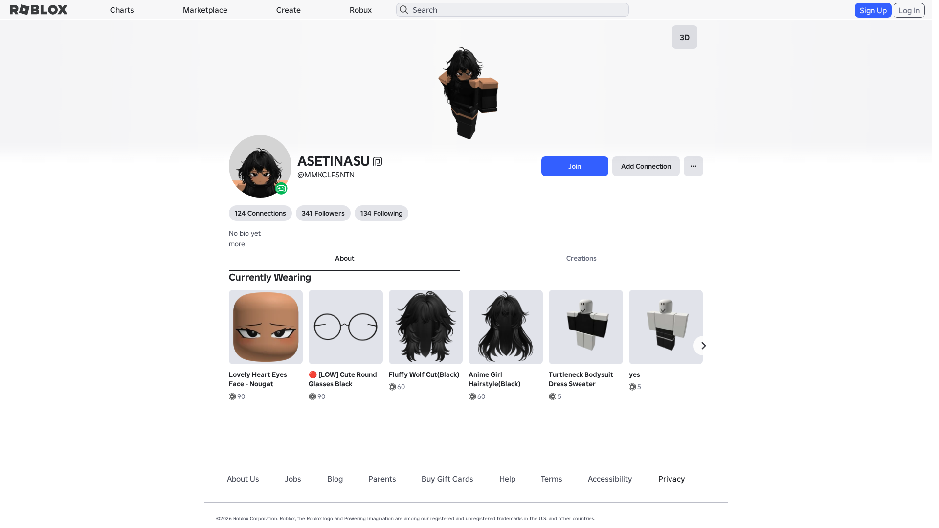 Screenshot of www.roblox.com.ml